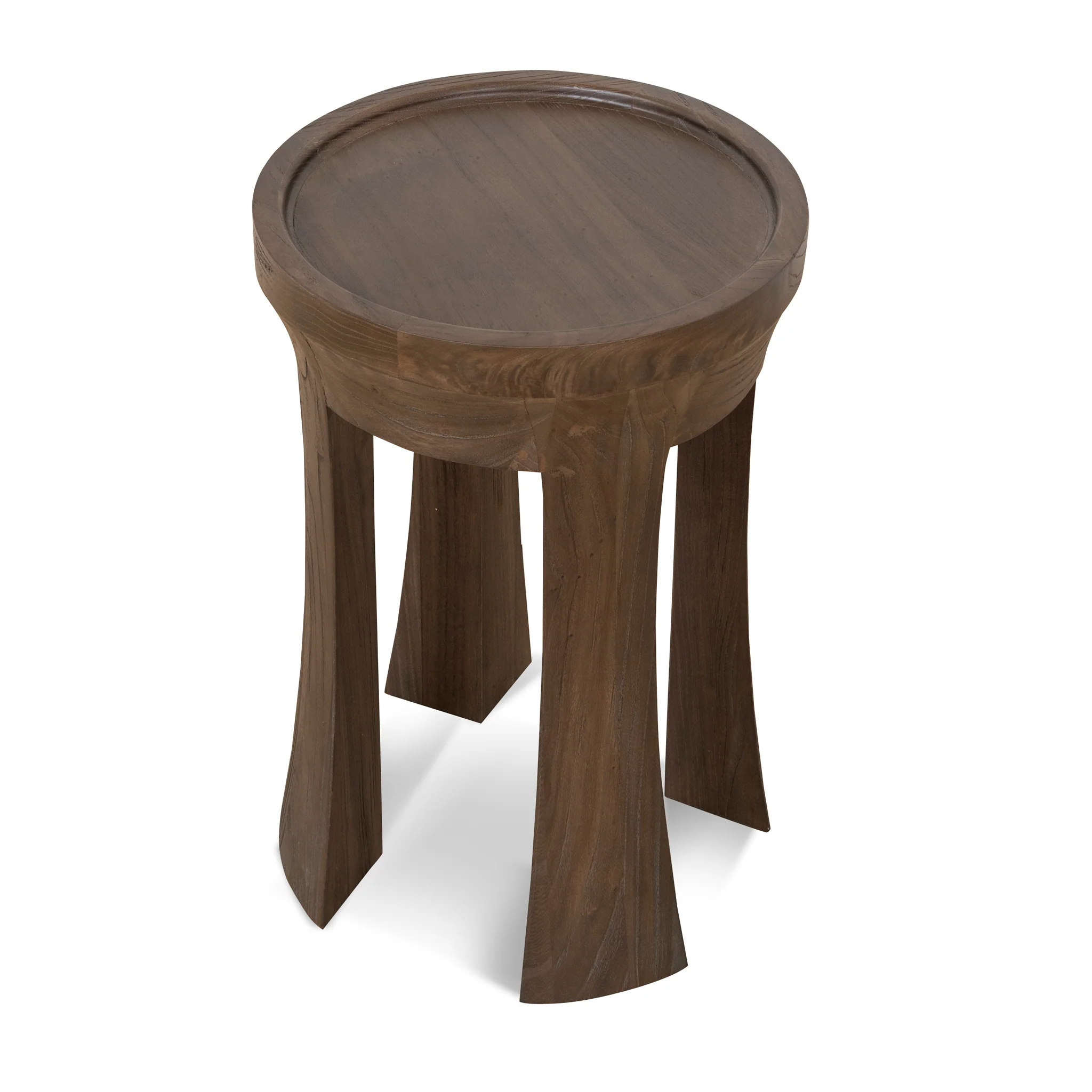 Frodo 34.5cm Round Side Table - Walnut - Image 3