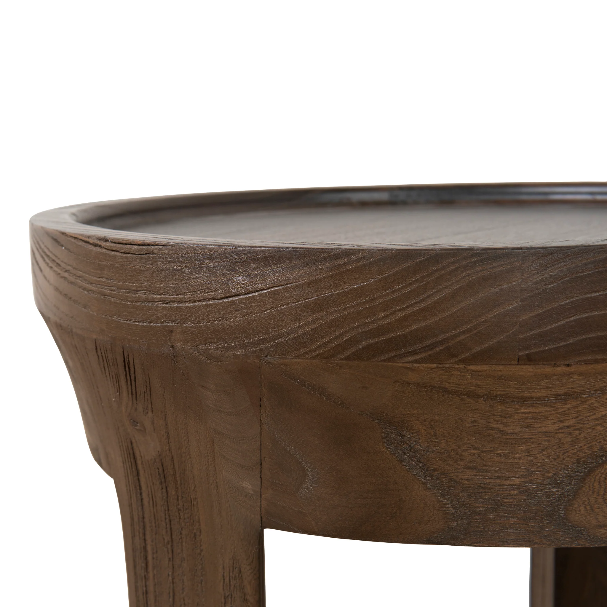 Frodo 34.5cm Round Side Table - Walnut - Image 8