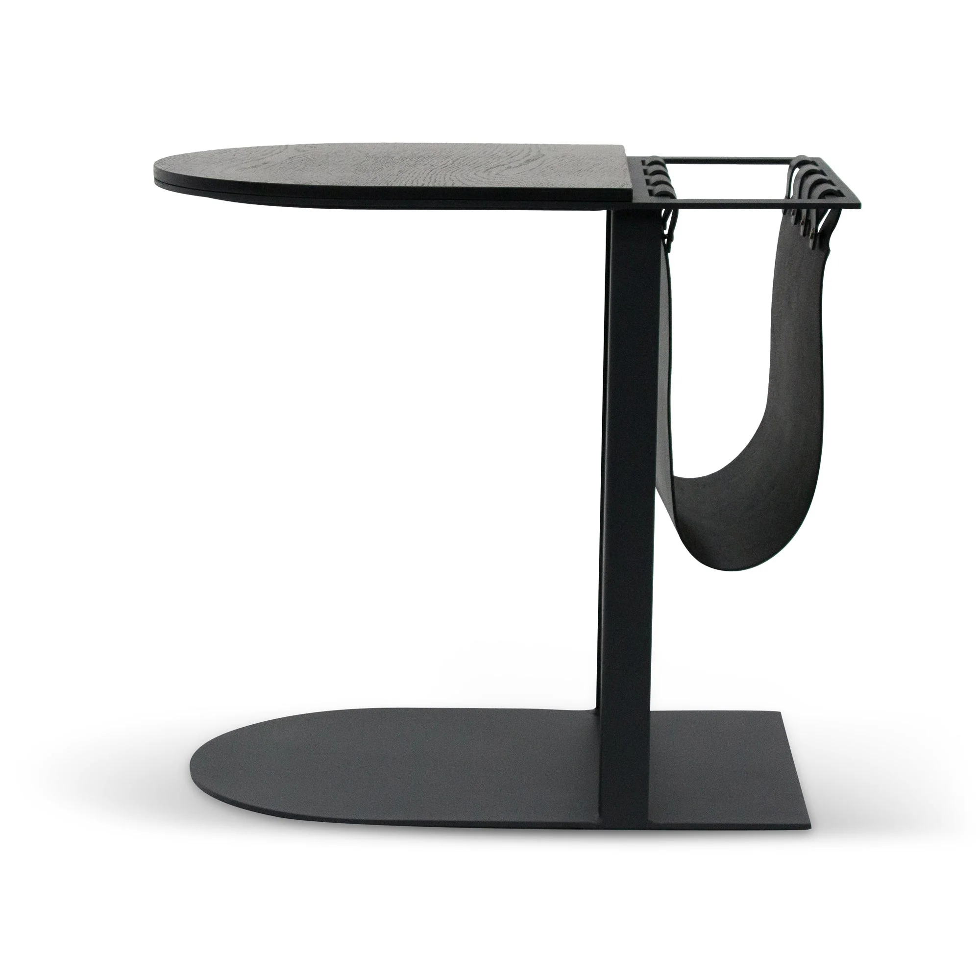 Gonzales 55cm Side Table - Full Black - Image 3