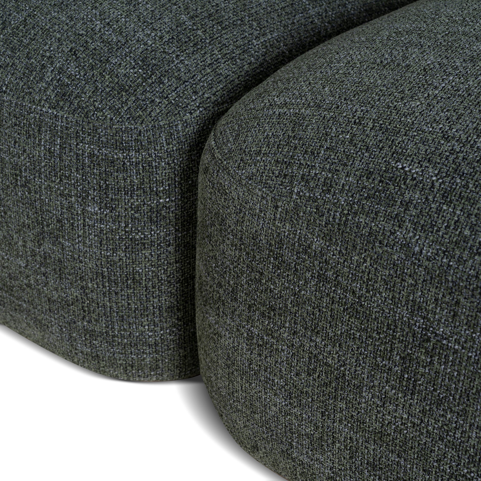 Gosling Left Chaise Modular Sofa - Moss Green - Image 14