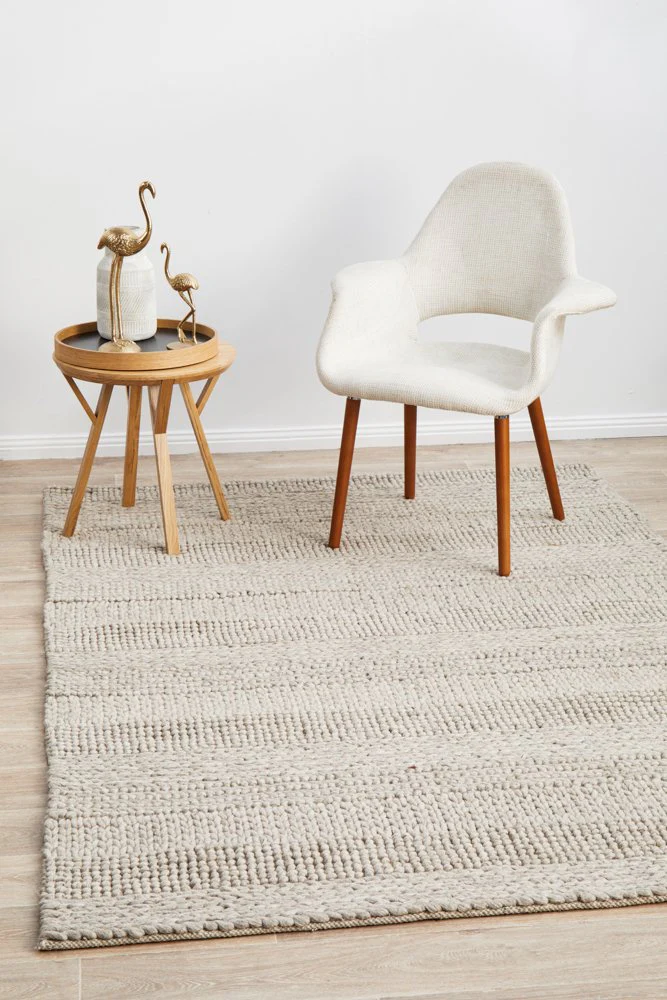 Hand Braided Beige Rug - 280 x 190cm - Image 6