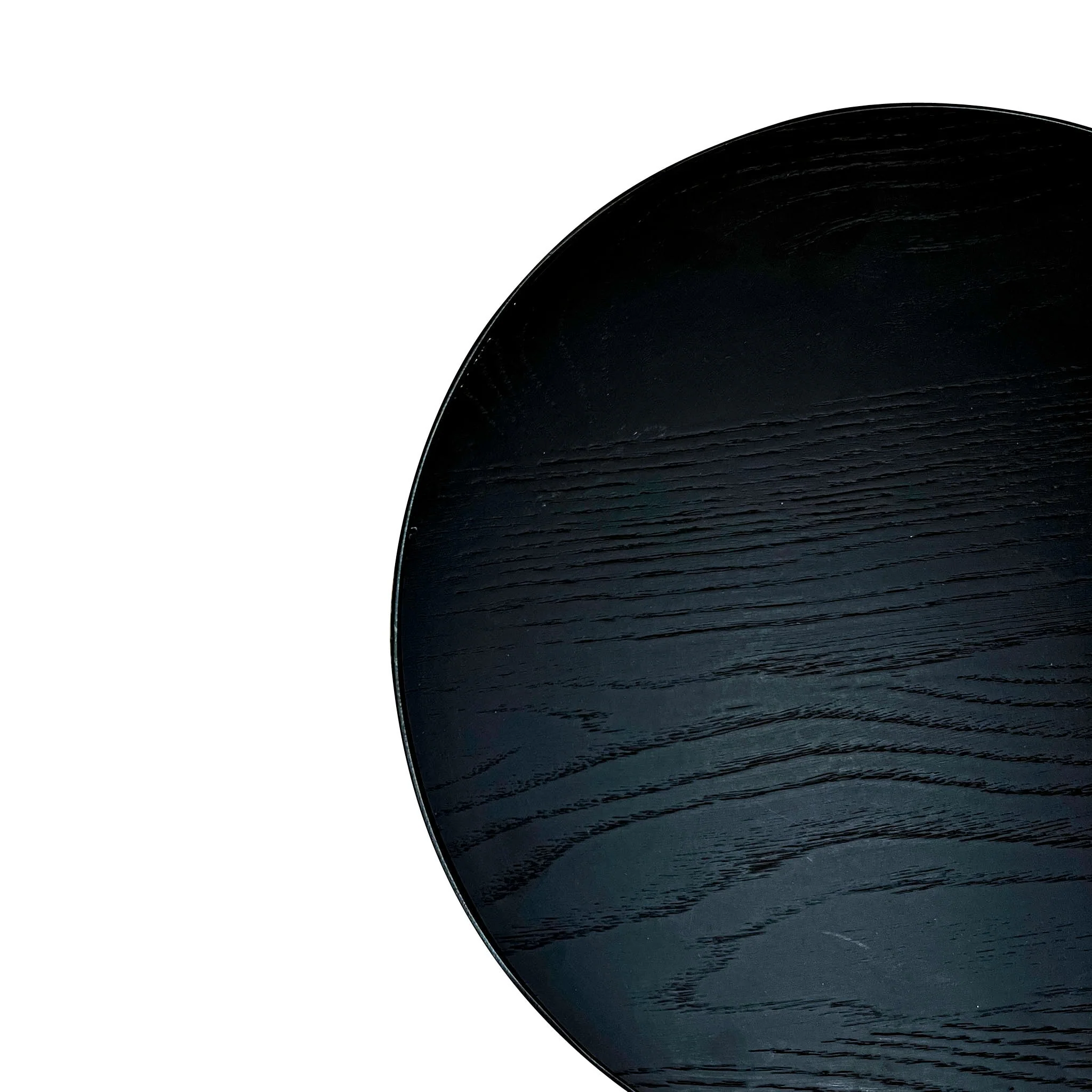 Hardin Oak Side Table - Full Black - Image 4