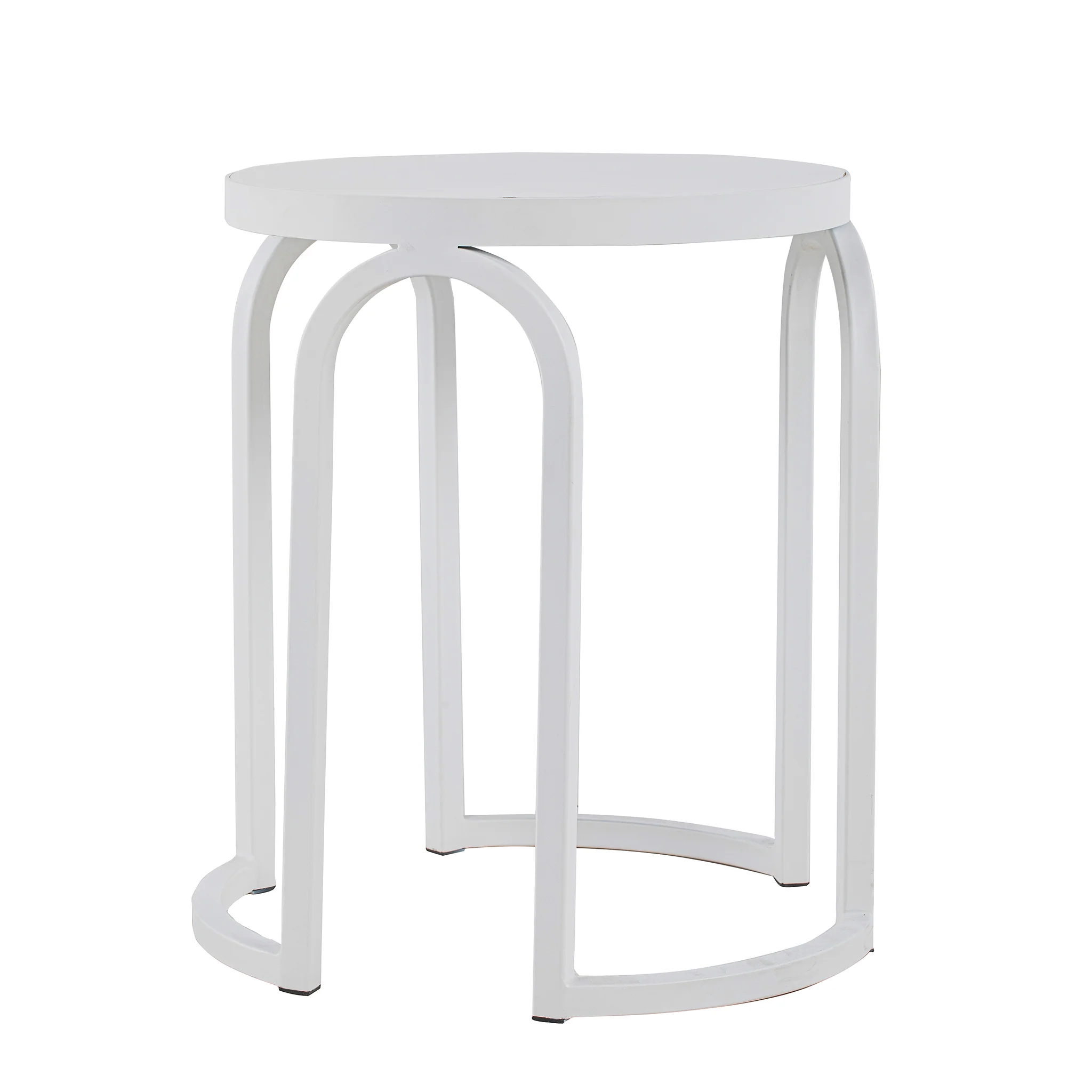 Hardin Oak Side Table - Full White - Image 10