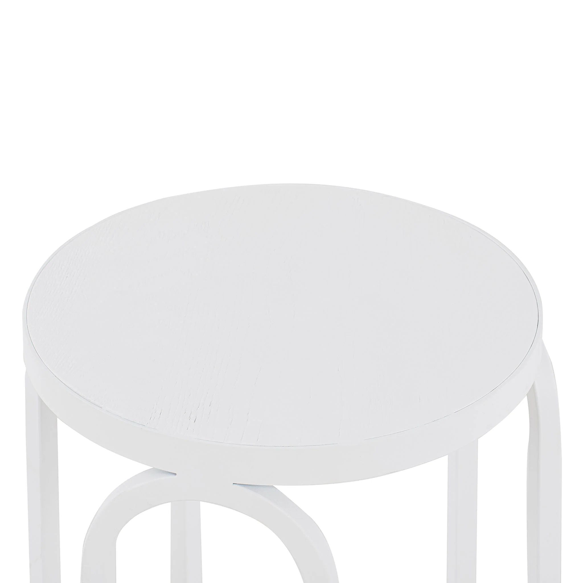 Hardin Oak Side Table - Full White - Image 8