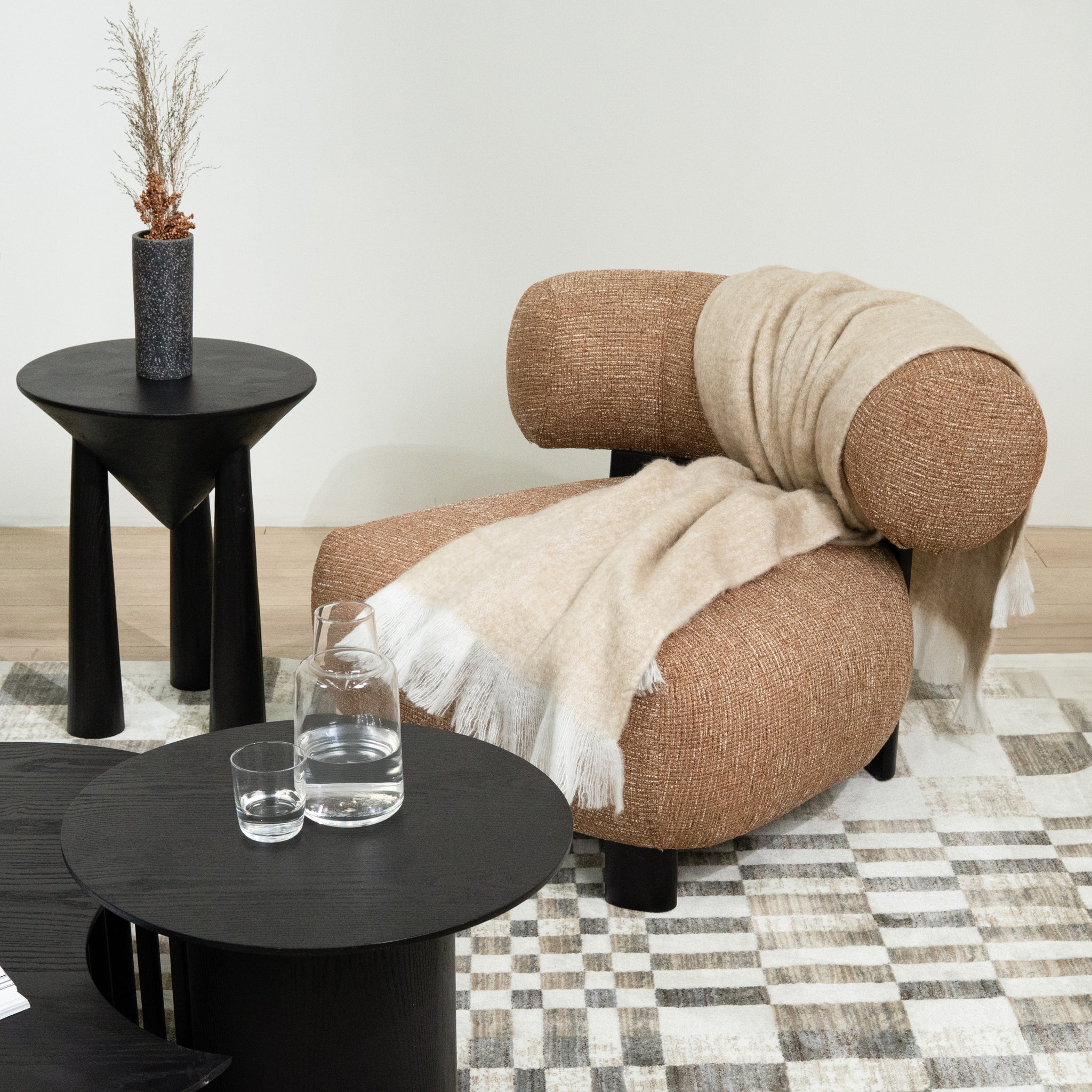 Hargrove Lounge Chair - Russet Brown - Image 2