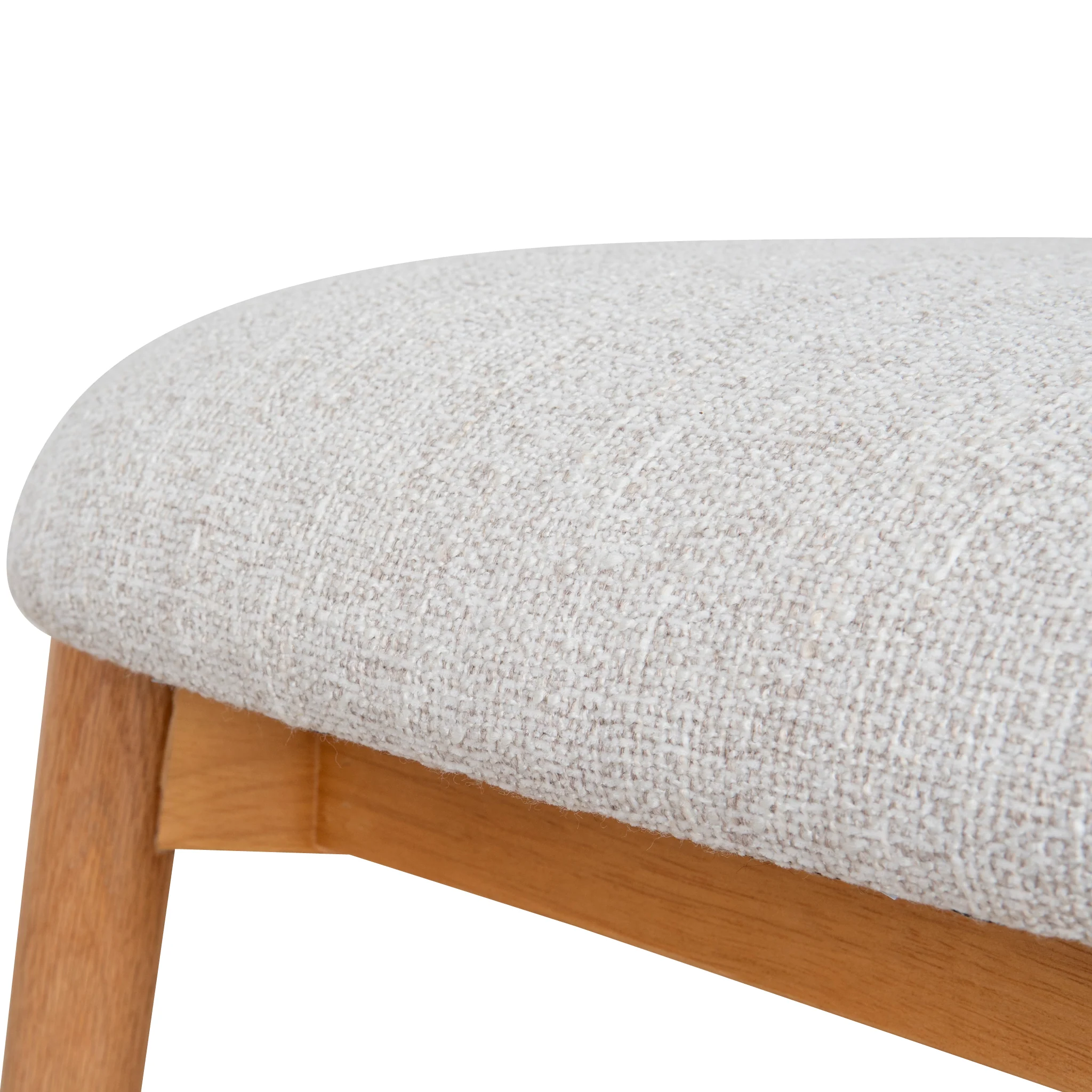 Heizer Oak Dining Chair - Coastal Beige - Image 14