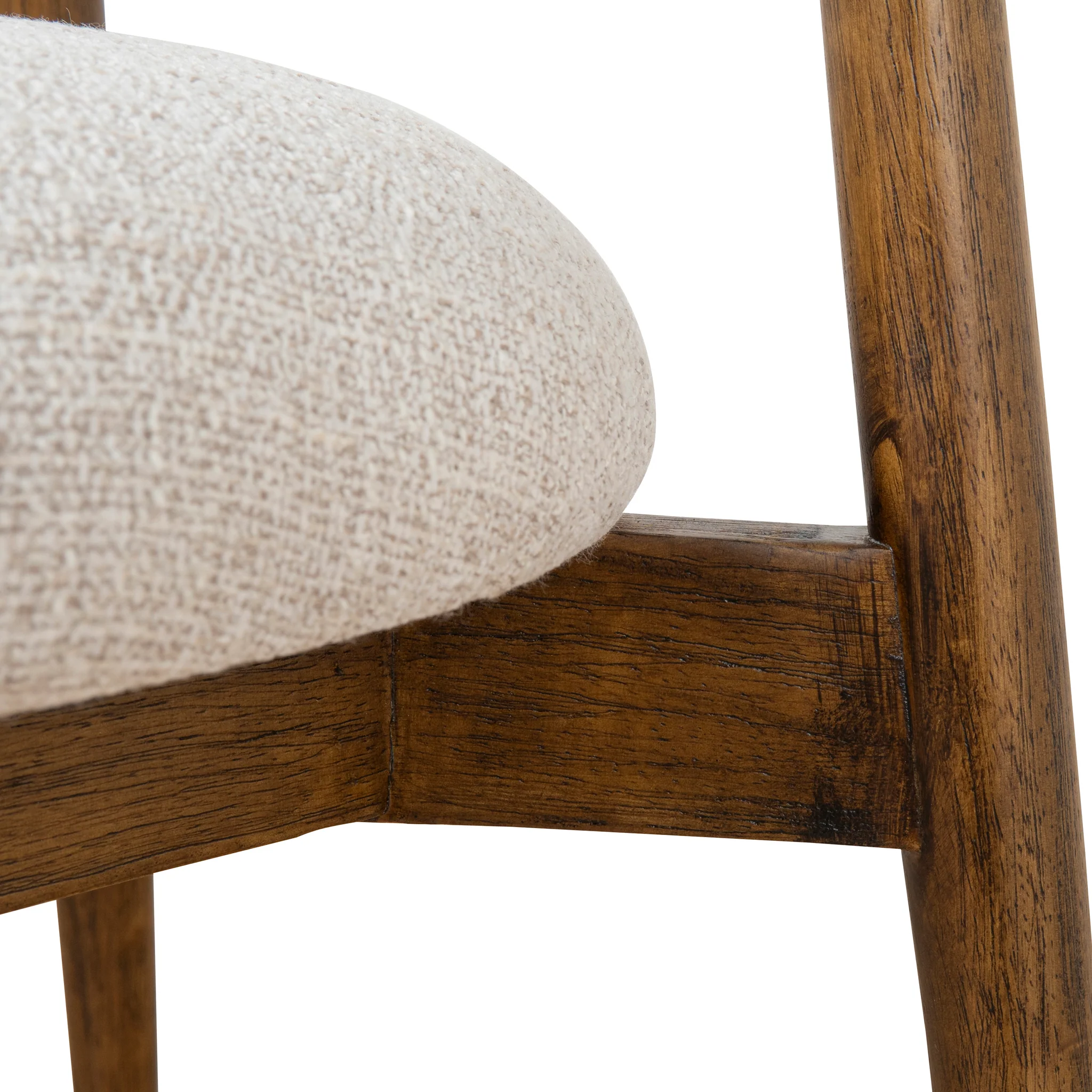 Heizer Walnut Dining Chair - Coastal Beige - Image 11
