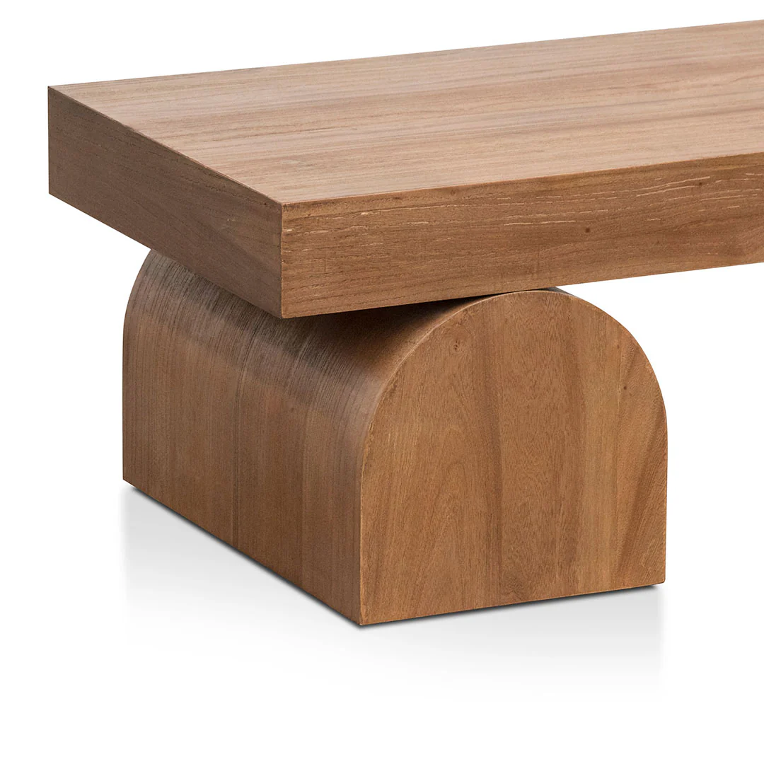 Henley 1.3m Elm Coffee Table - Natural - Image 3