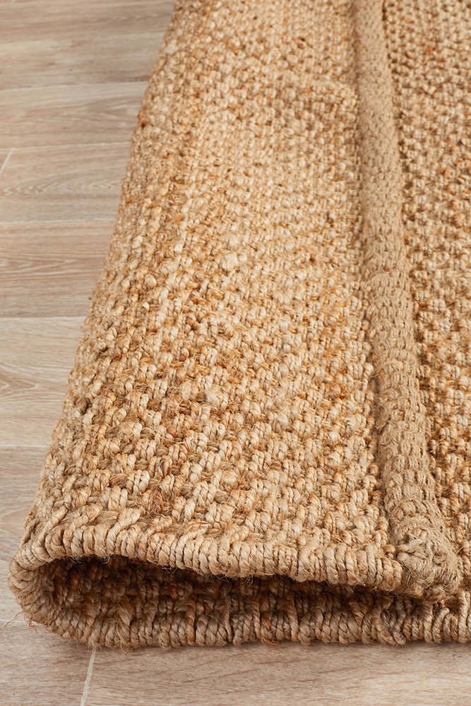 Heritage 220 x 150cm Handwoven Rug - Natural - Image 5