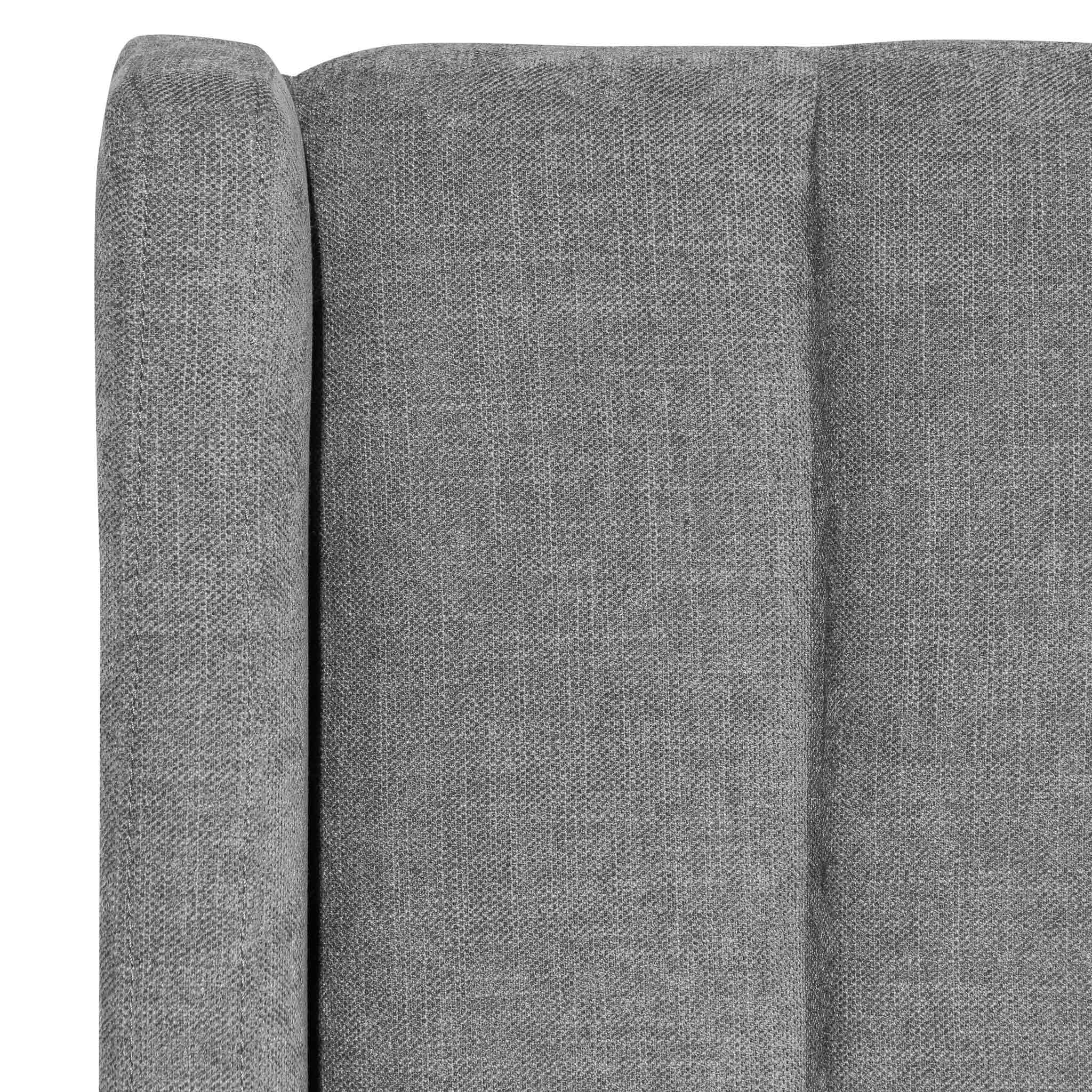 Hillsdale Wide Base Queen Bed Frame - Flint Grey - Image 6