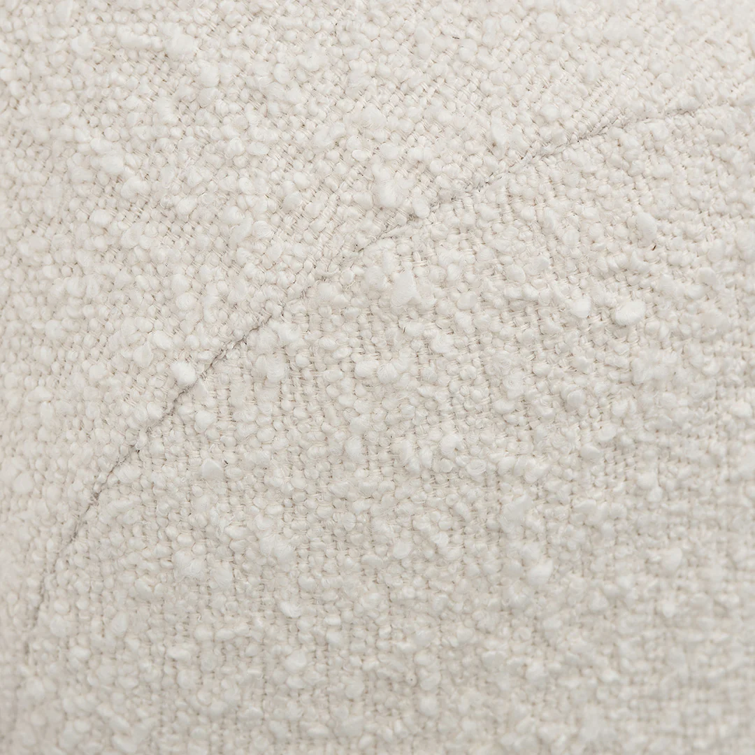 Howard 3 Seater Sofa - Ivory White Boucle - Image 5