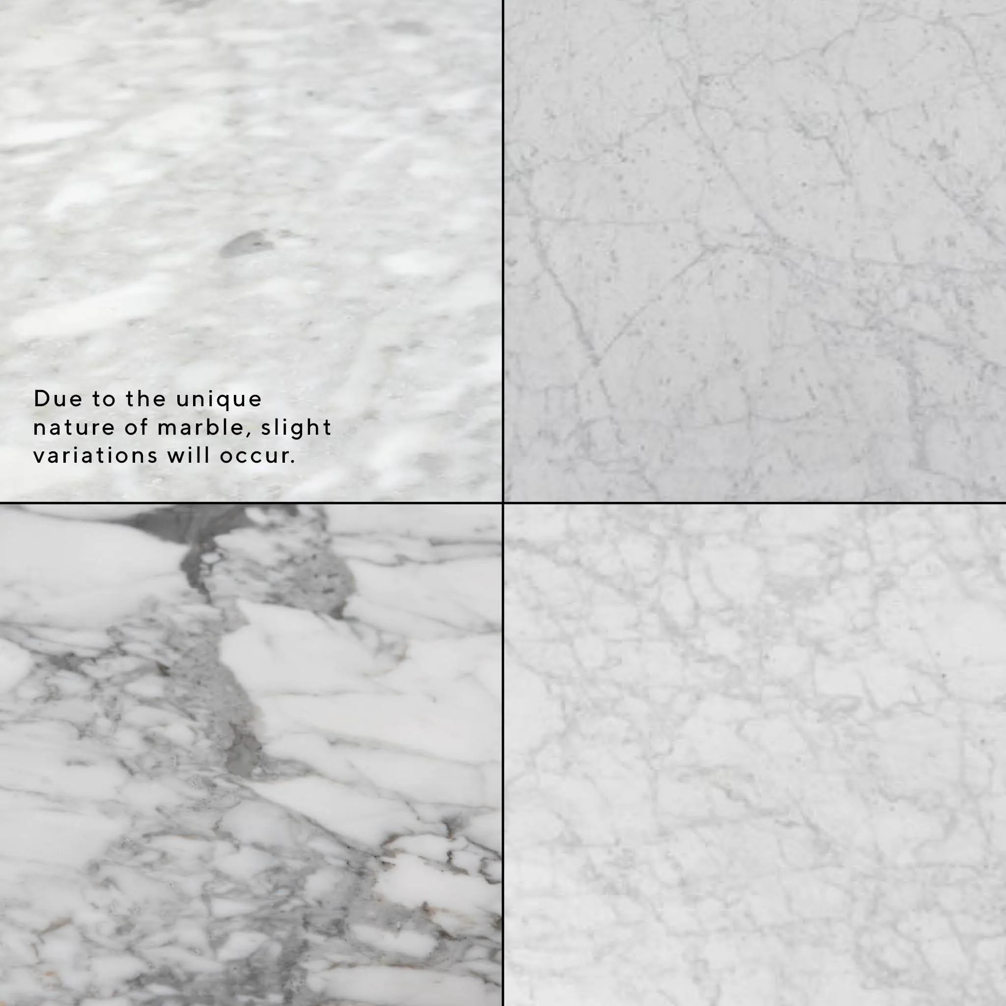 Hunter 100cm Round Marble Coffee Table - Natural - Image 5