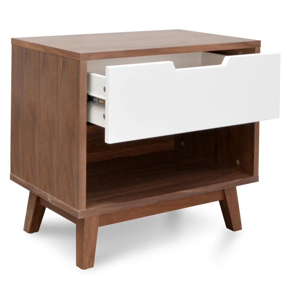Iris Bedside Table - Walnut - Image 4