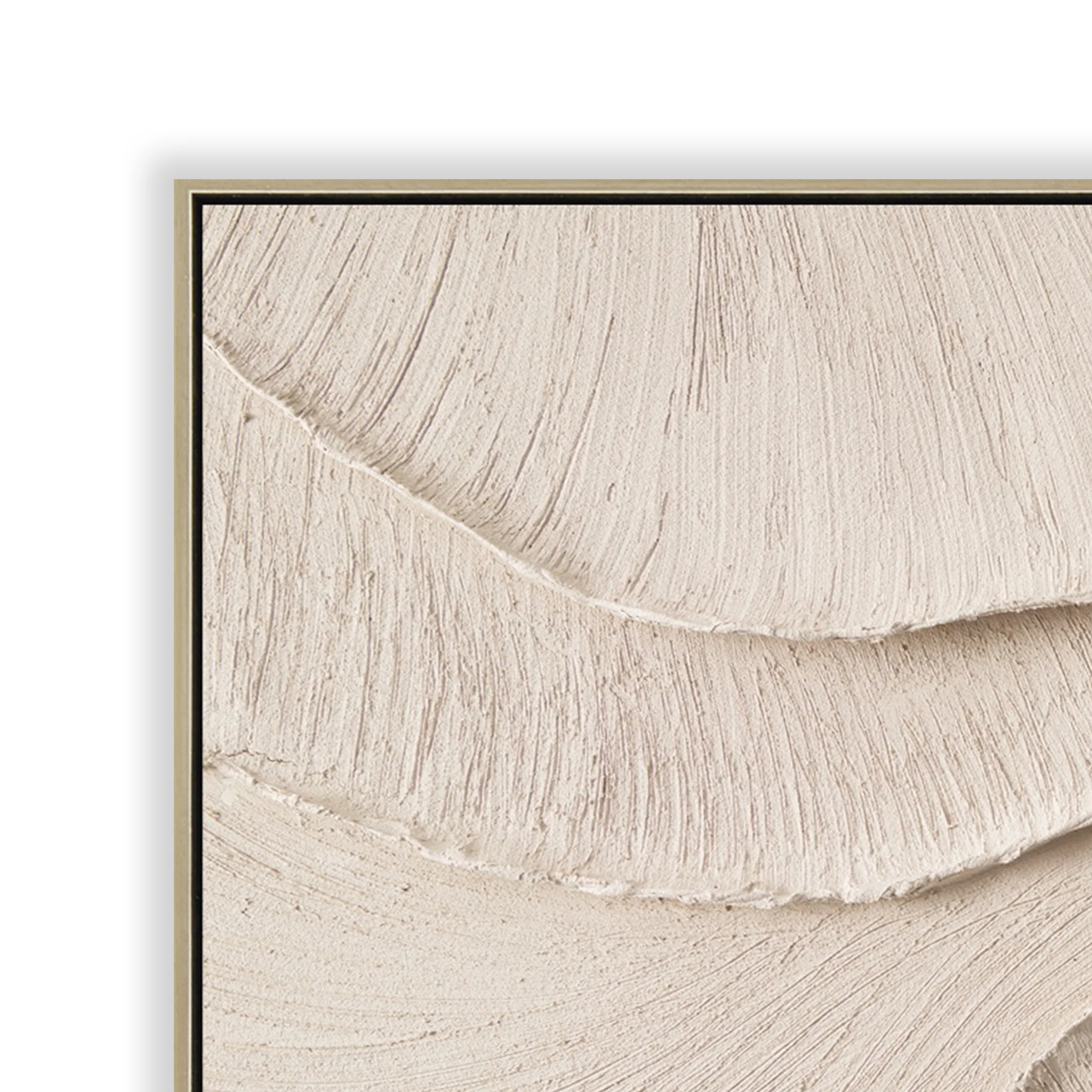 Isola Tide 120 x 80cm Framed Canvas - Natural - Image 2