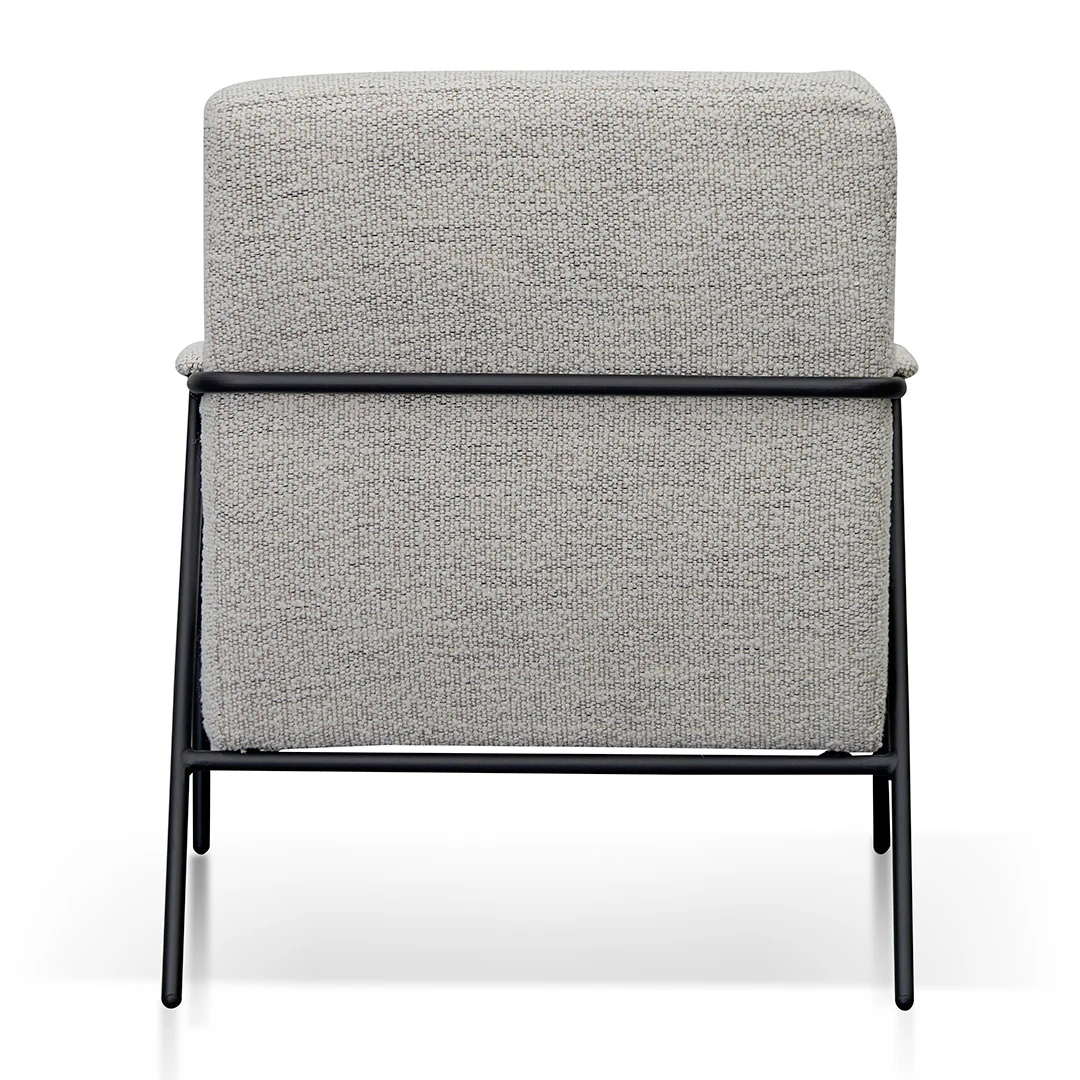 Jack Fabric Armchair - Fog Grey - Image 7