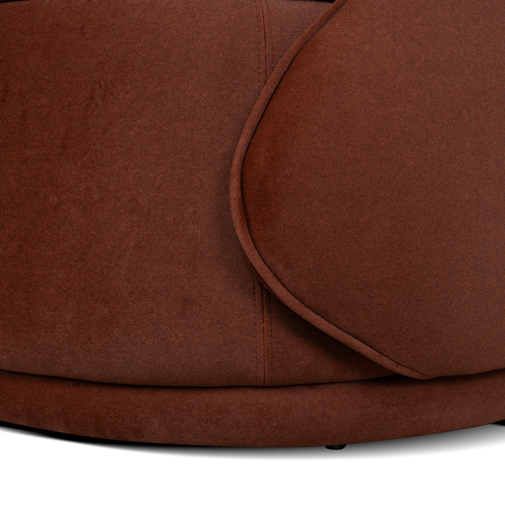 Jake Fabric Armchair - Red Bronze - Image 11