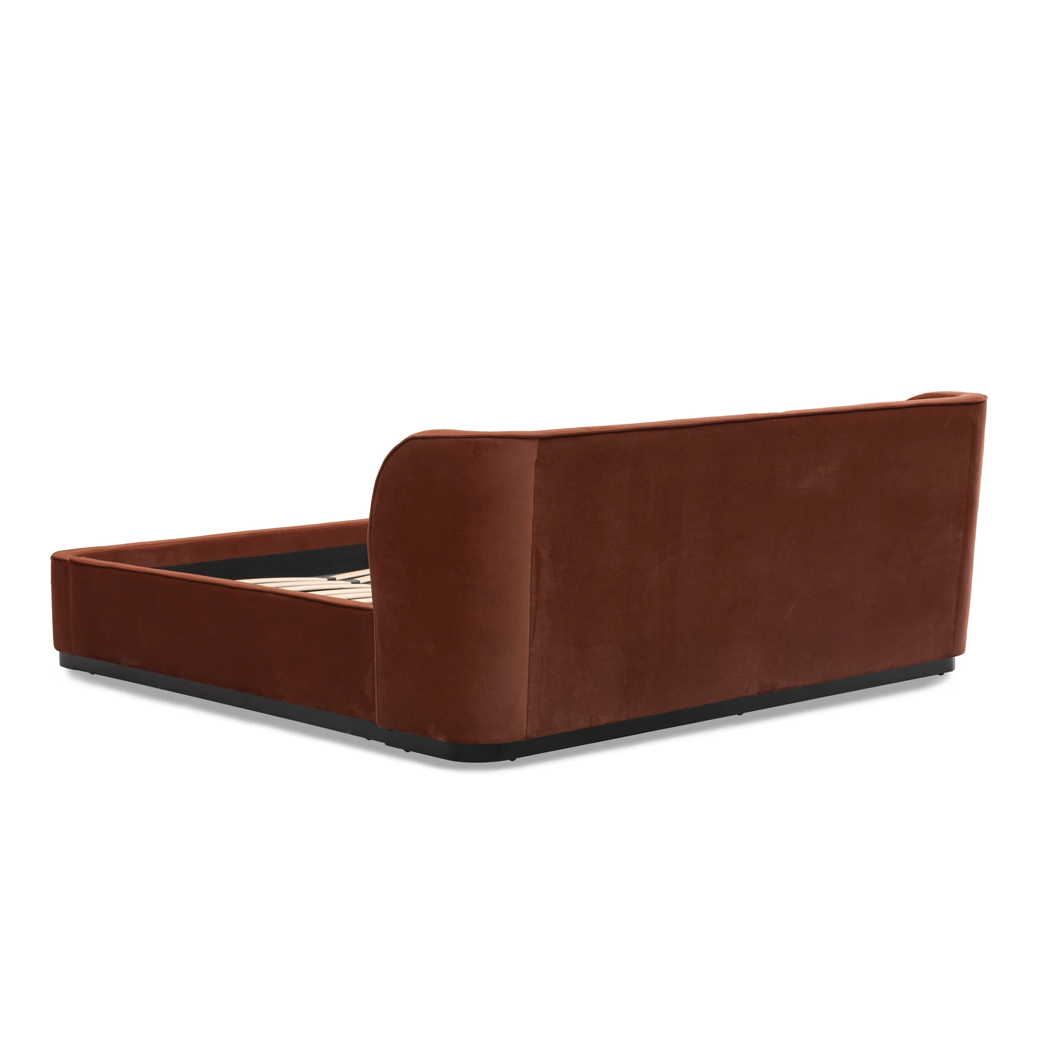 Jamar King Bed Frame - Burnt Maroon - Image 35