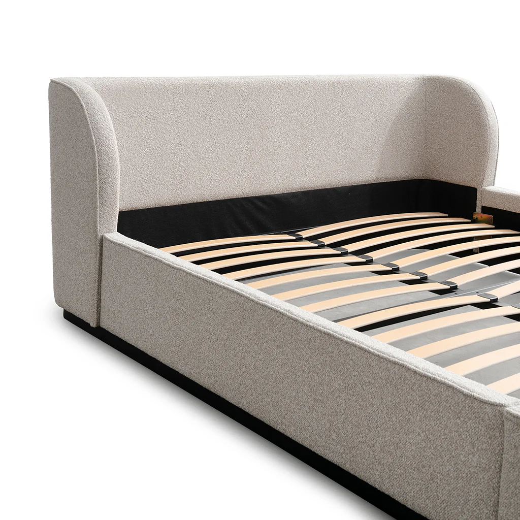 Jamar King Bed Frame - Clay Grey - Image 7