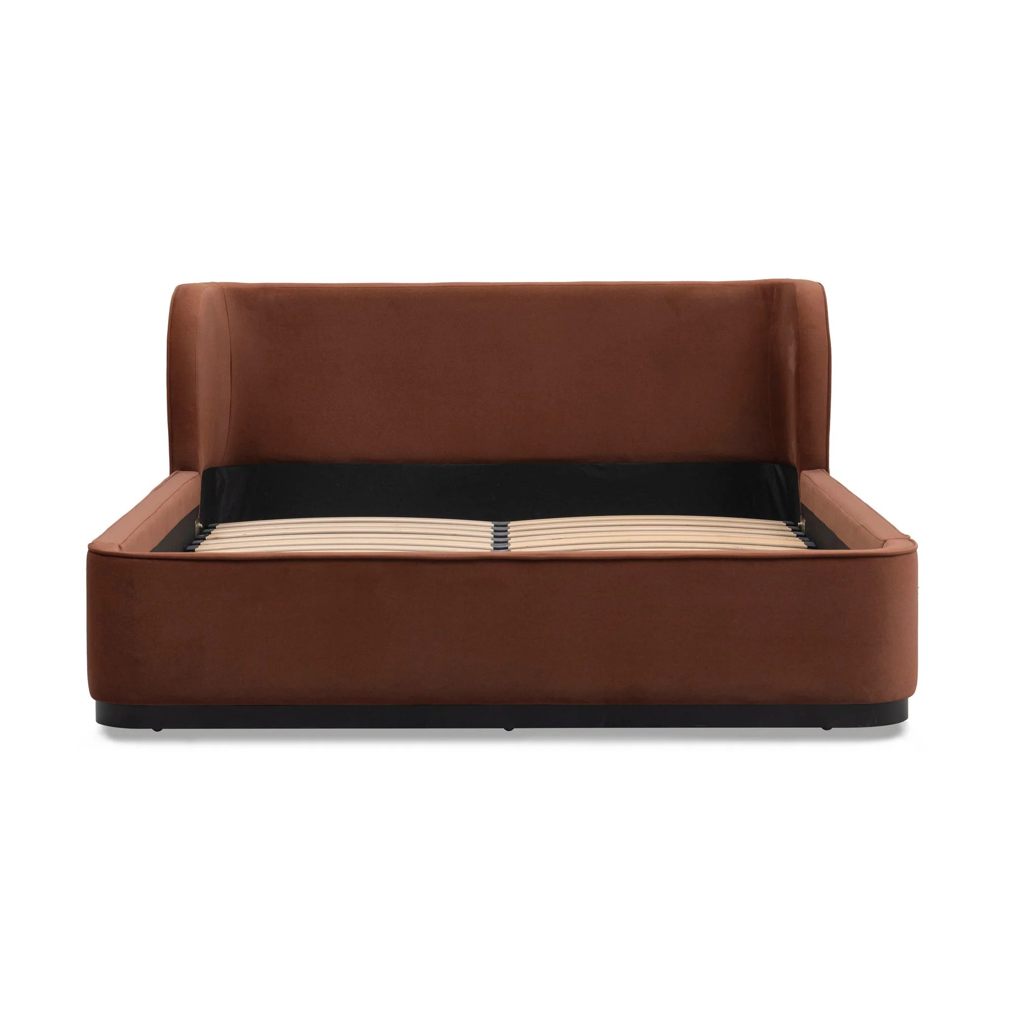 Jamar Queen Bed Frame - Burnt Maroon - Image 14