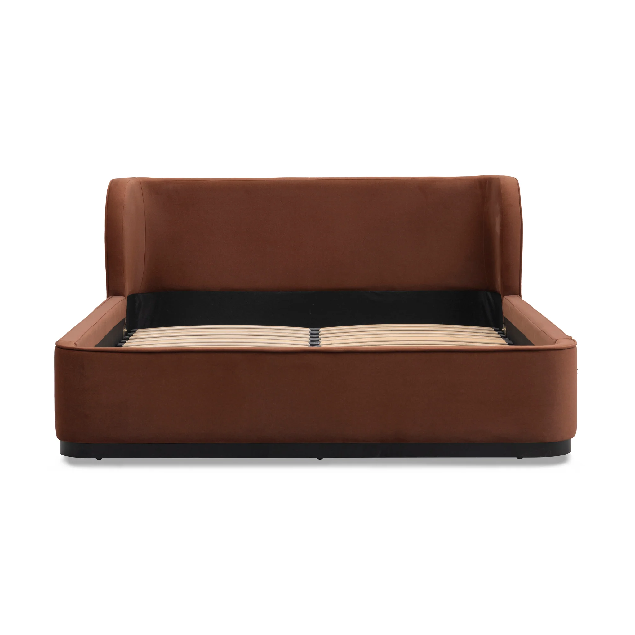 Jamar Queen Bed Frame - Burnt Maroon - Image 34