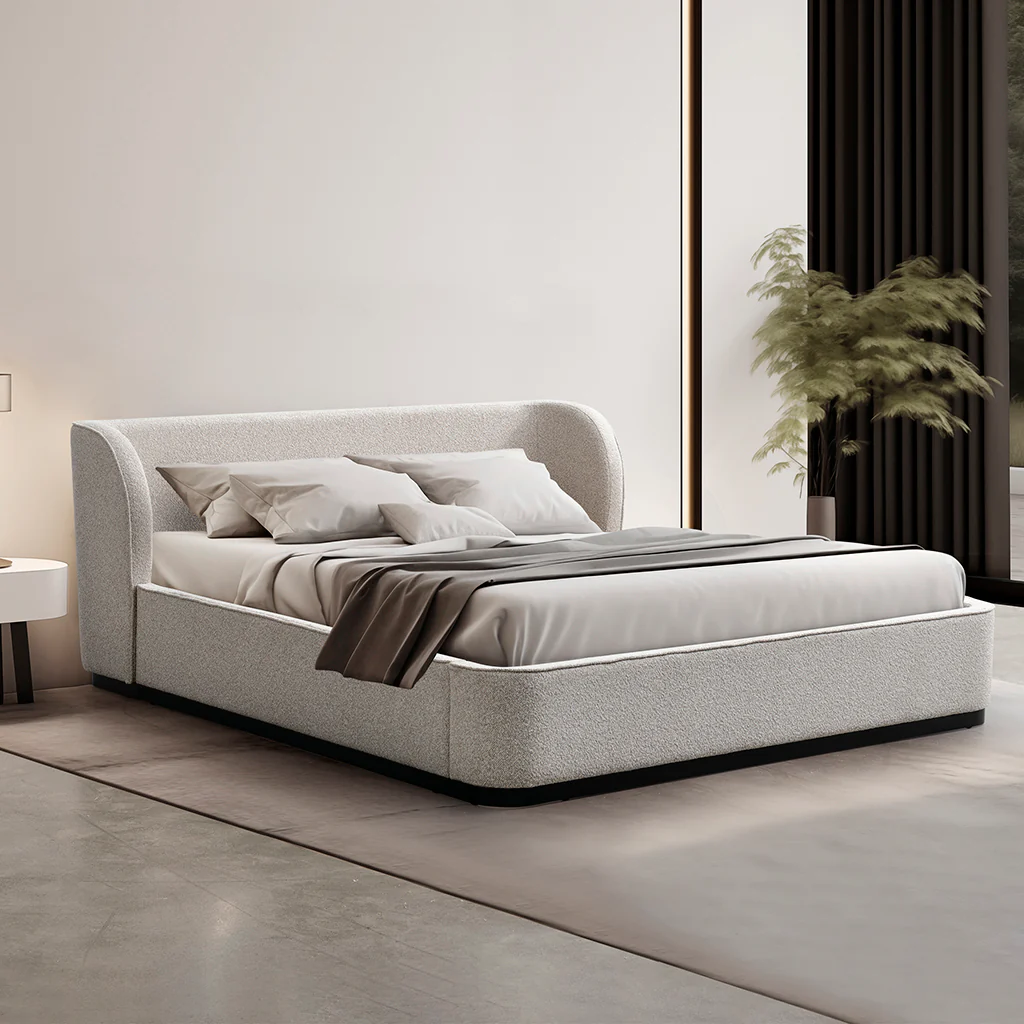 Jamar Queen Bed Frame - Clay Grey - Image 3