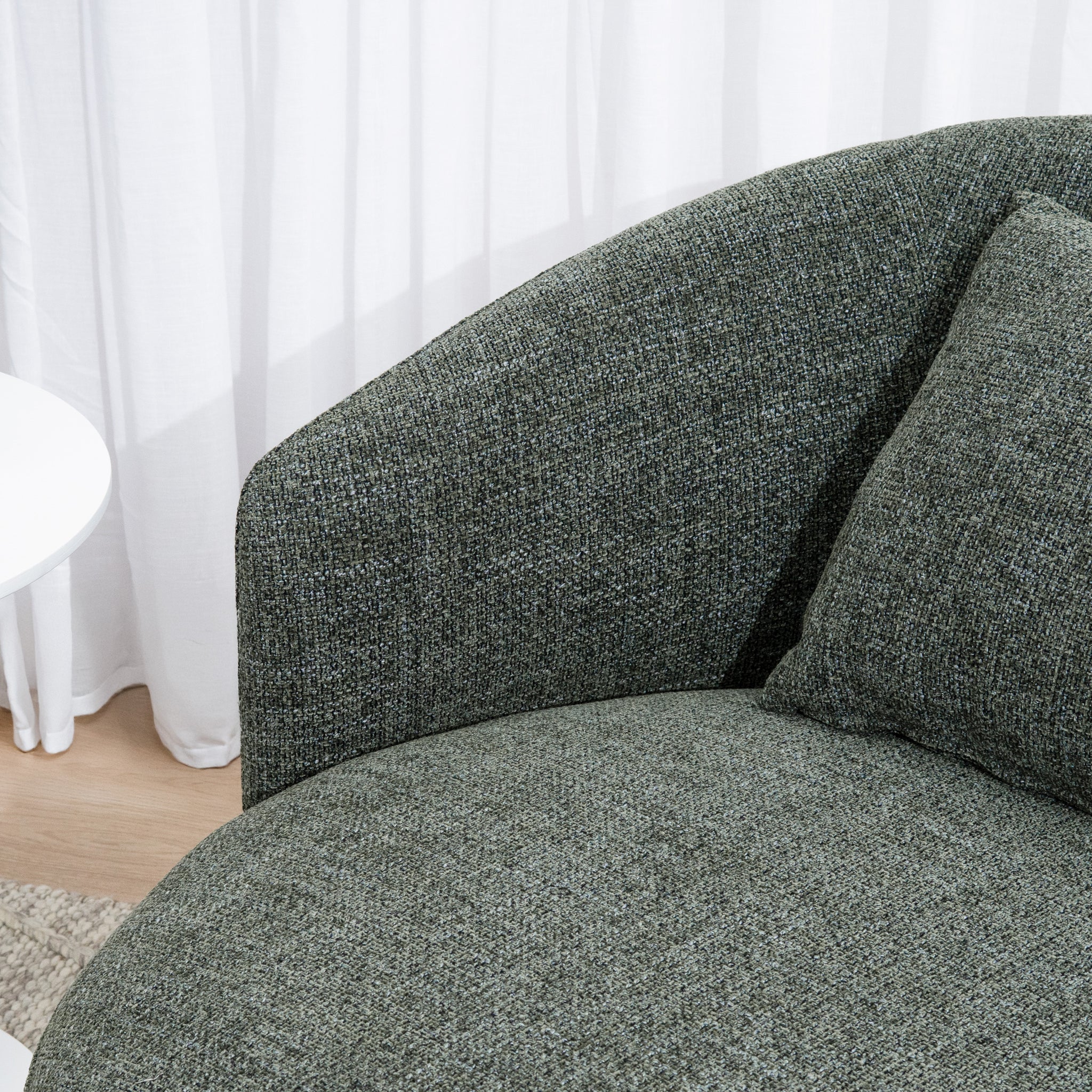 Janis Swivel Armchair - Moss Green - Image 3