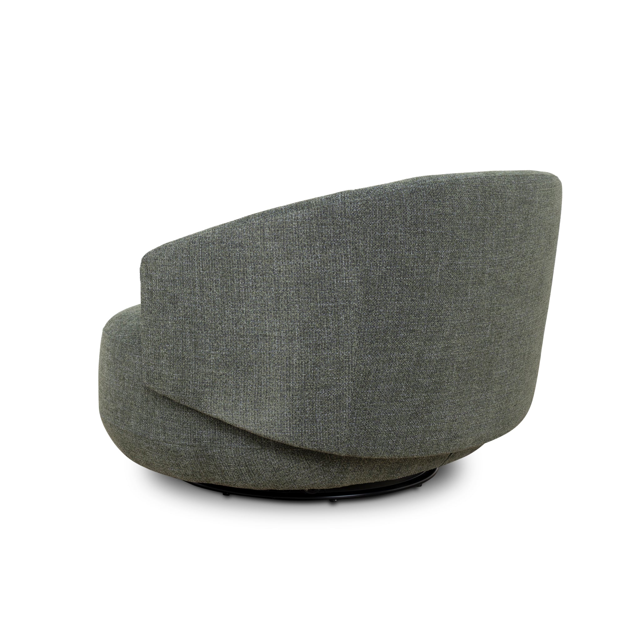 Janis Swivel Armchair - Moss Green - Image 9