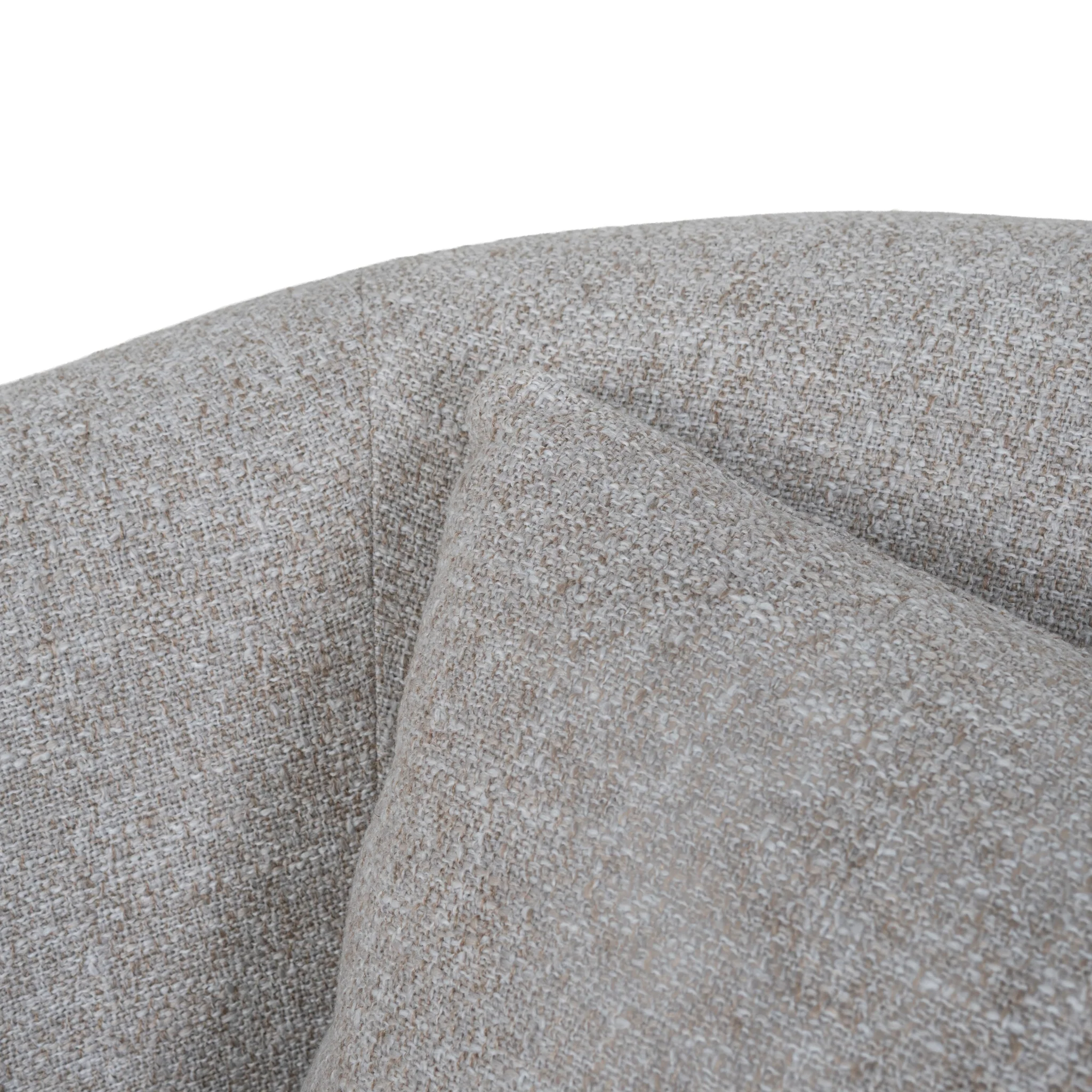 Janis Swivel Armchair - Warm Taupe - Image 9