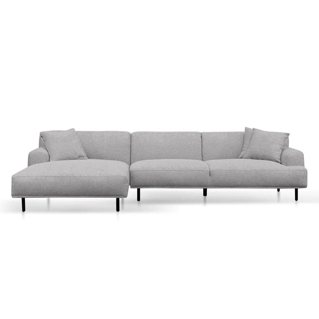 Jasleen 3 Seater Left Chaise Sofa - Sterling Sand - Image 5