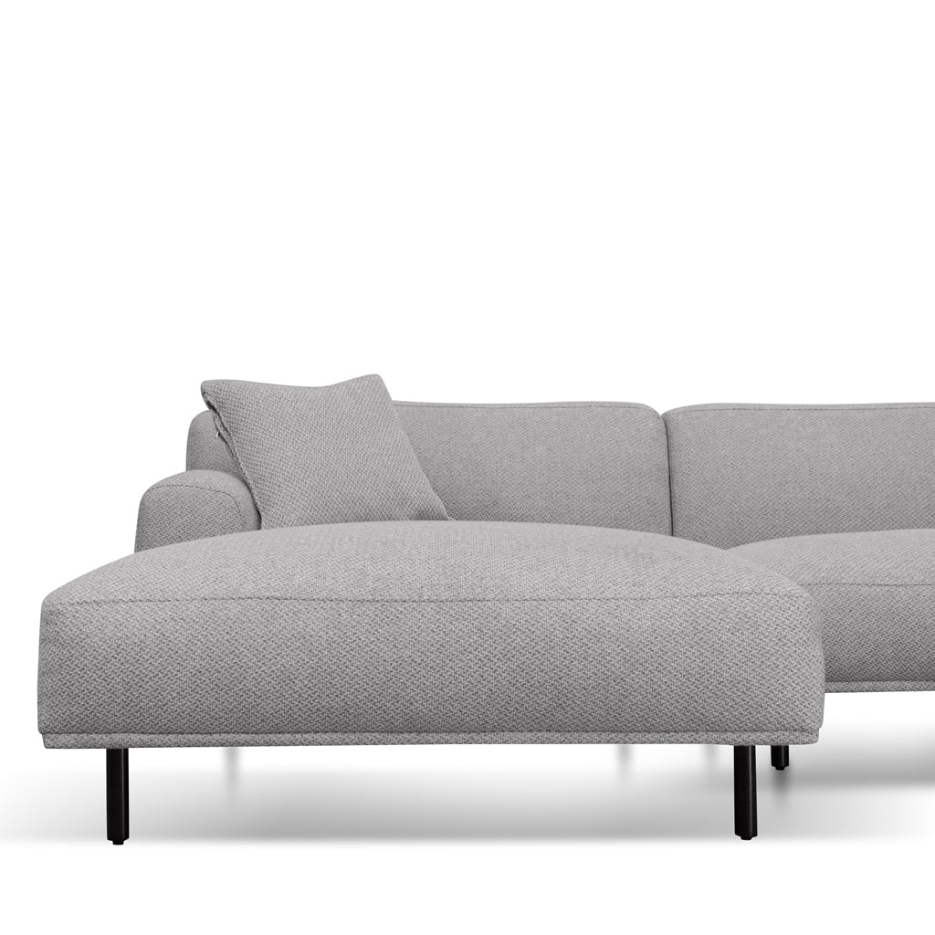 Jasleen 3 Seater Left Chaise Sofa - Sterling Sand - Image 8