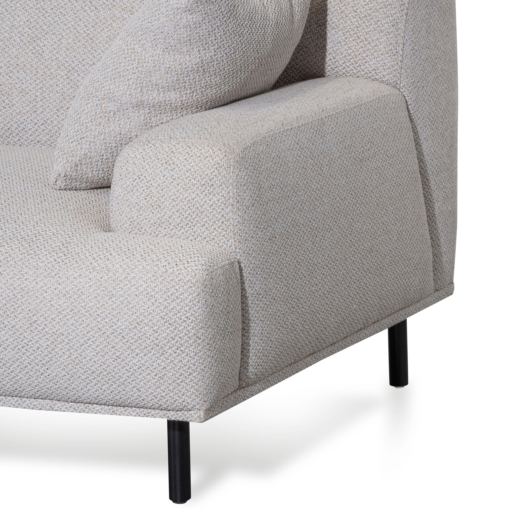Jasleen Left Chaise Sofa - Sterling Sand - Image 6