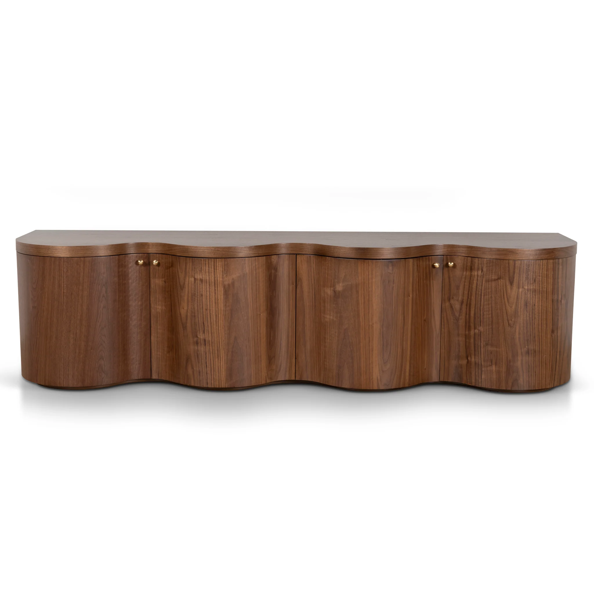 Jaya 2.15m TV Entertainment Unit - Light Walnut - Image 2