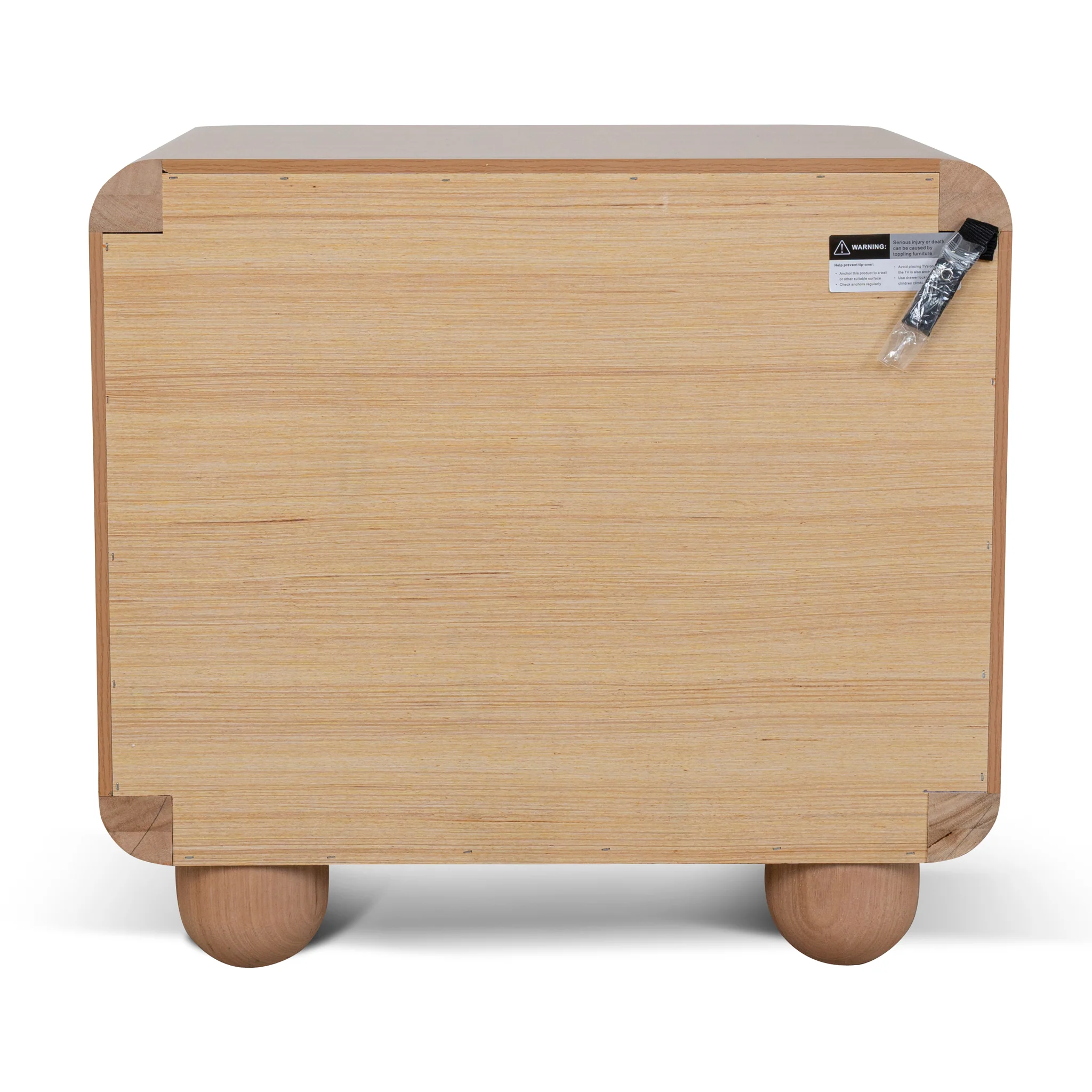 Jenny 56cm Bedside Table - Messmate - Image 6