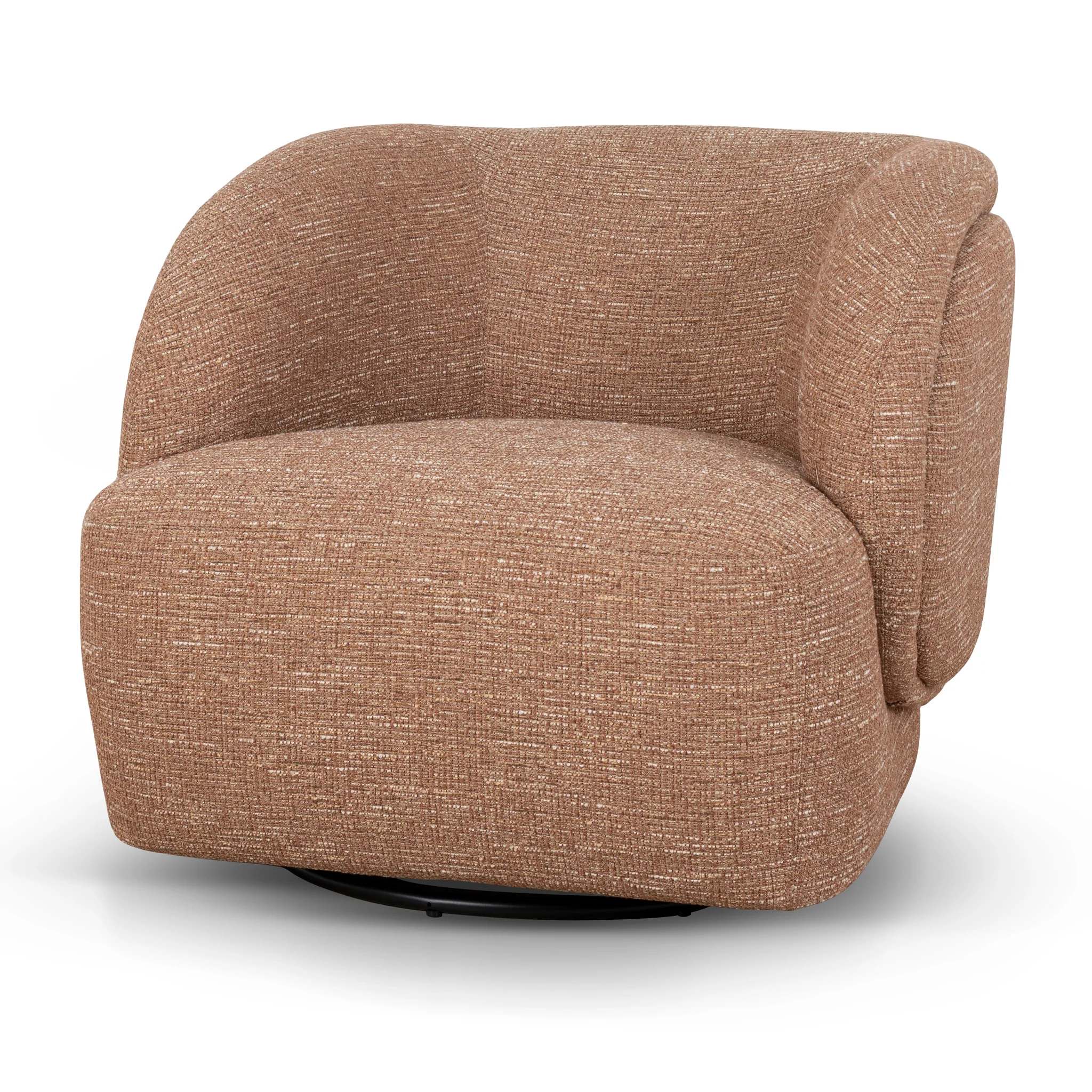 Jensen Swivel Armchair - Russet Brown