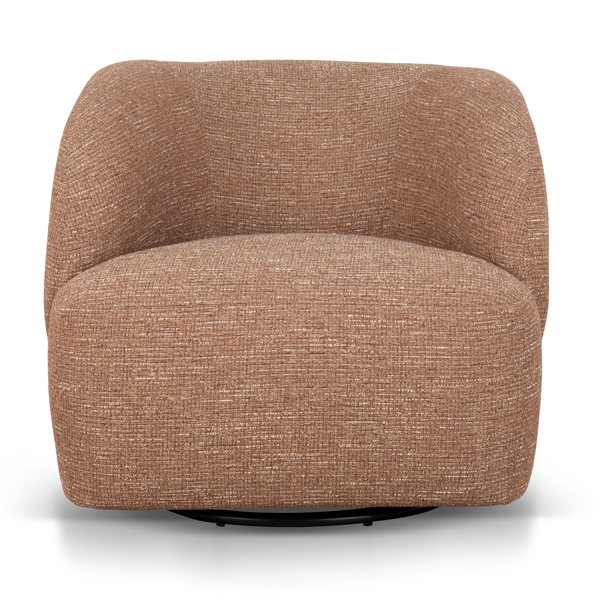 Jensen Swivel Armchair - Russet Brown - Image 4