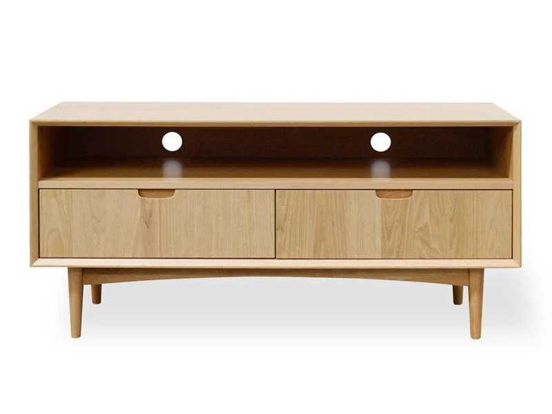 Johansen Scandinavian 122cm Wooden TV Entertainment Unit - Image 3