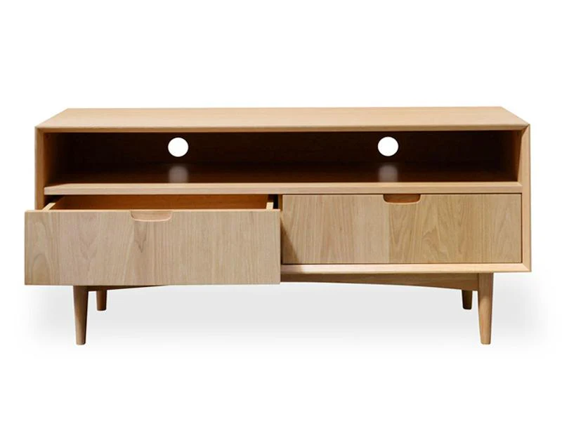Johansen Scandinavian 122cm Wooden TV Entertainment Unit - Image 4