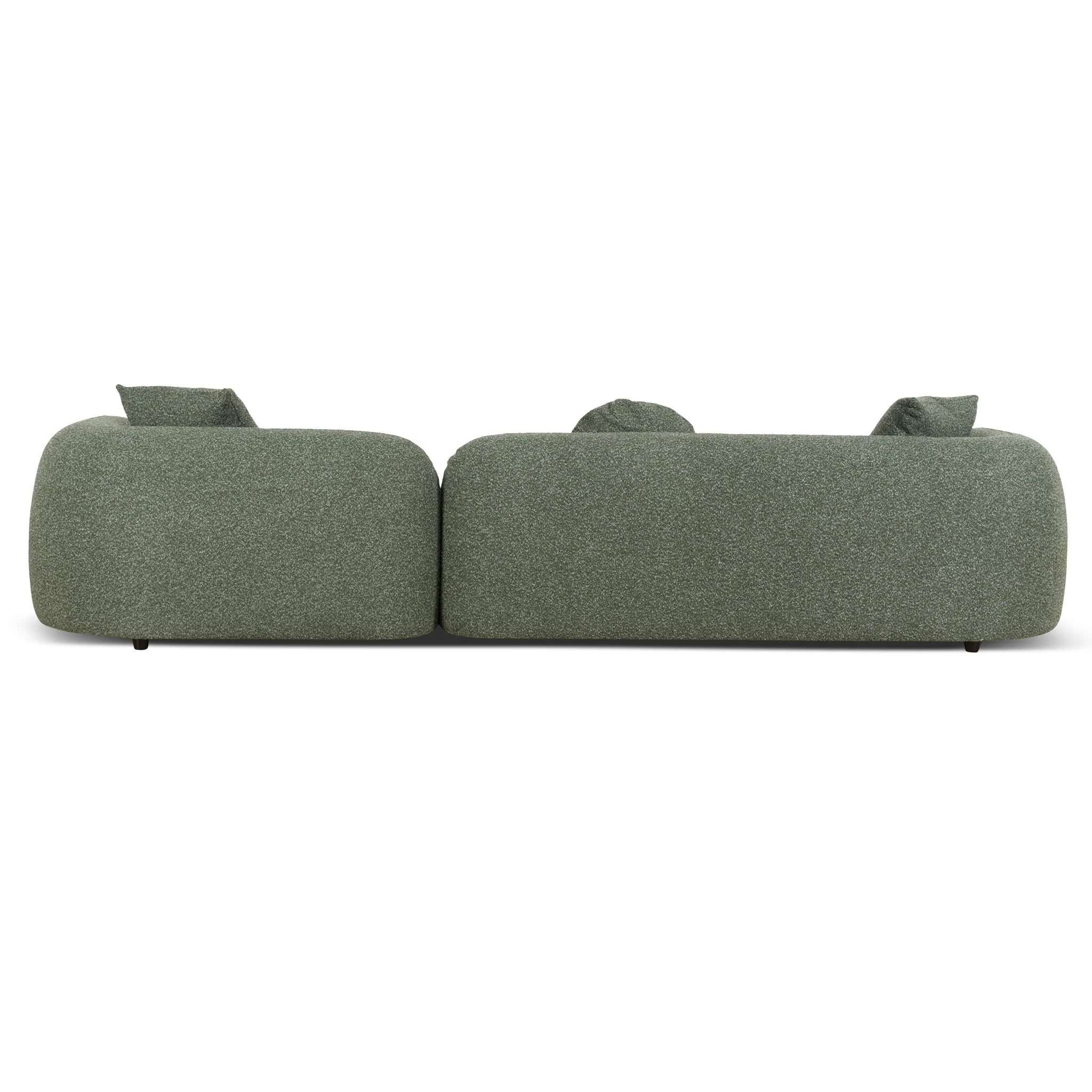 Justus 3 Seater Right Chaise Sofa - Amazon Green - Image 8