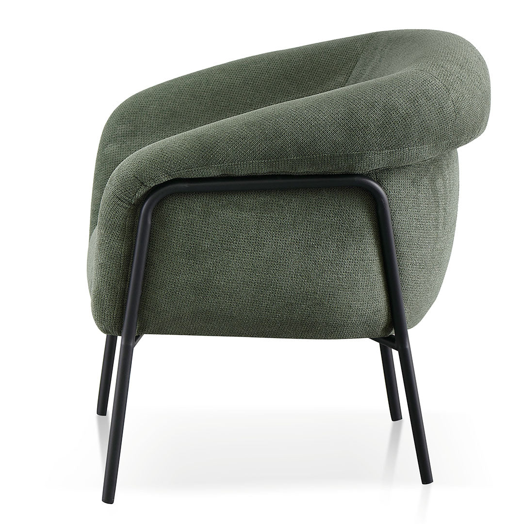 Karin Fabric Armchair - Mason Olive Green - Image 7