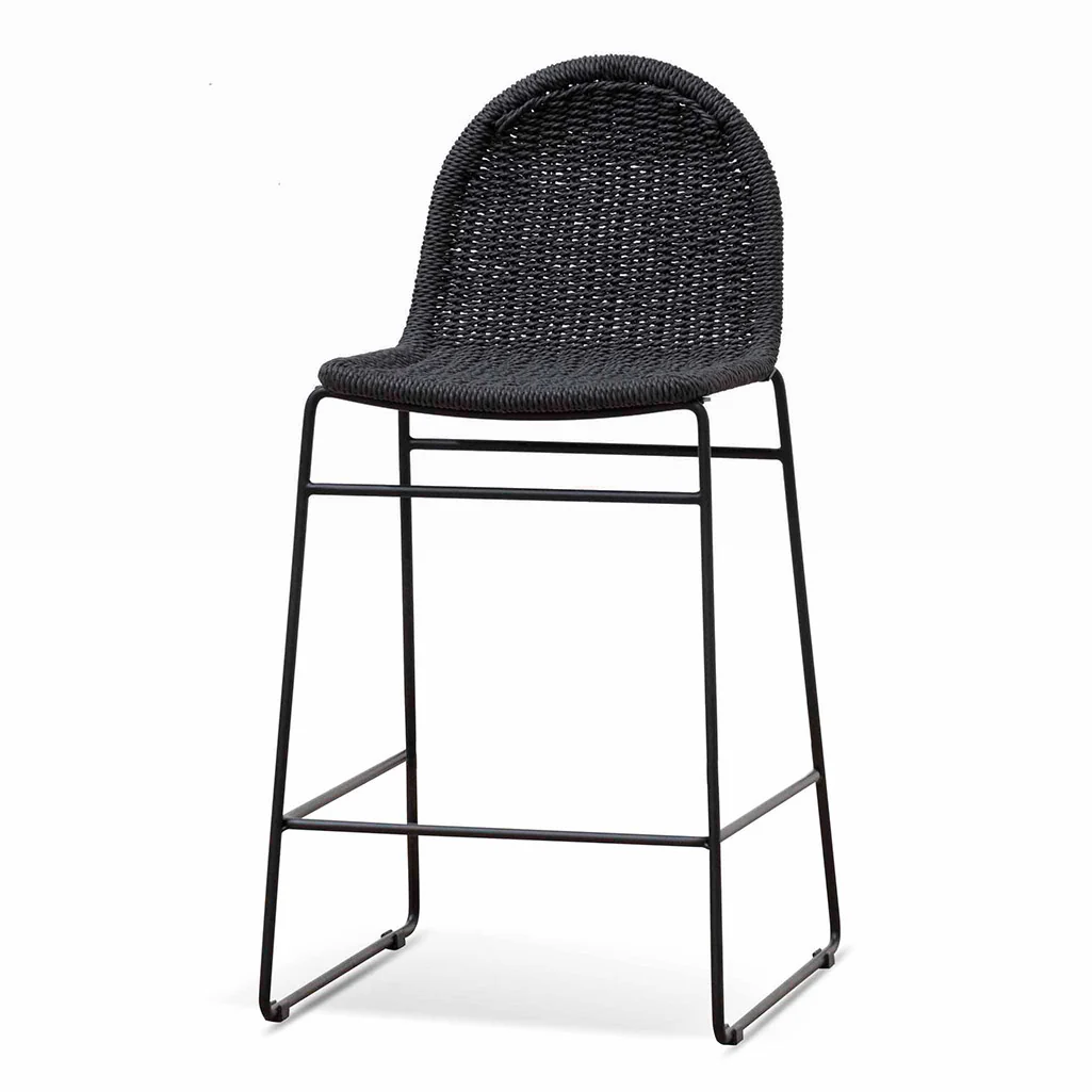 Kelton 65cm Barstool - Full Black