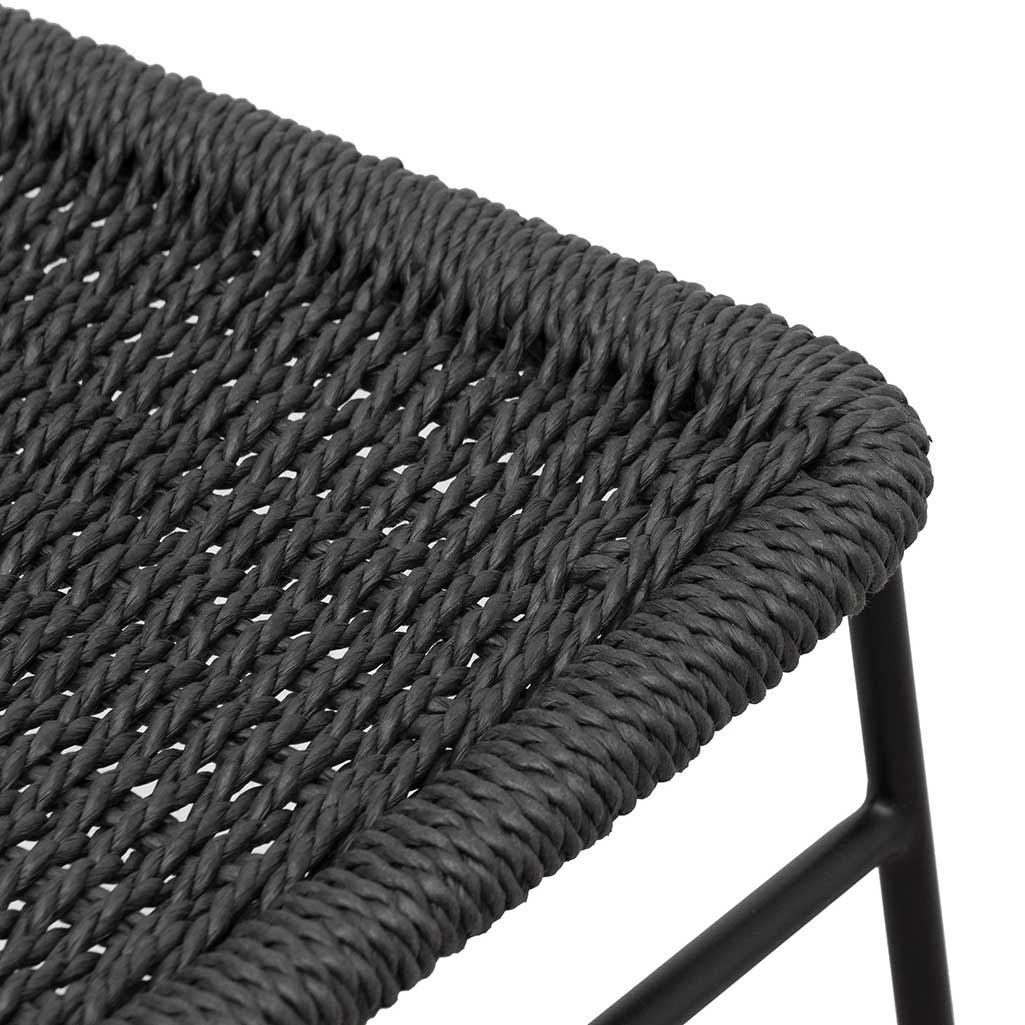 Kelton 65cm Barstool - Full Black - Image 10