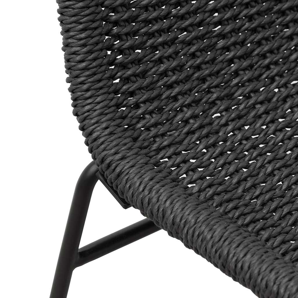 Kelton 65cm Barstool - Full Black - Image 9