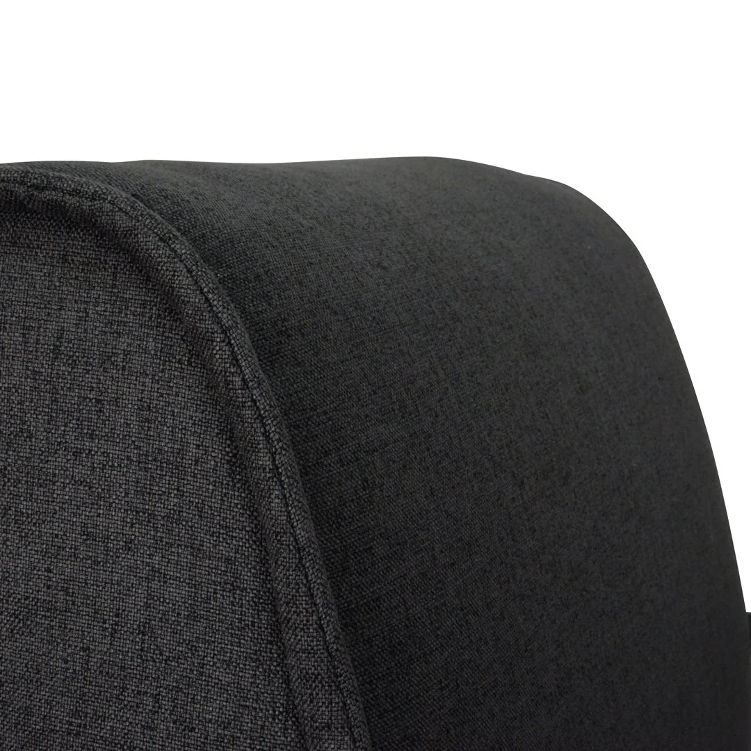 Ken Fabric Lounge Chair - Dark Grey - Image 6
