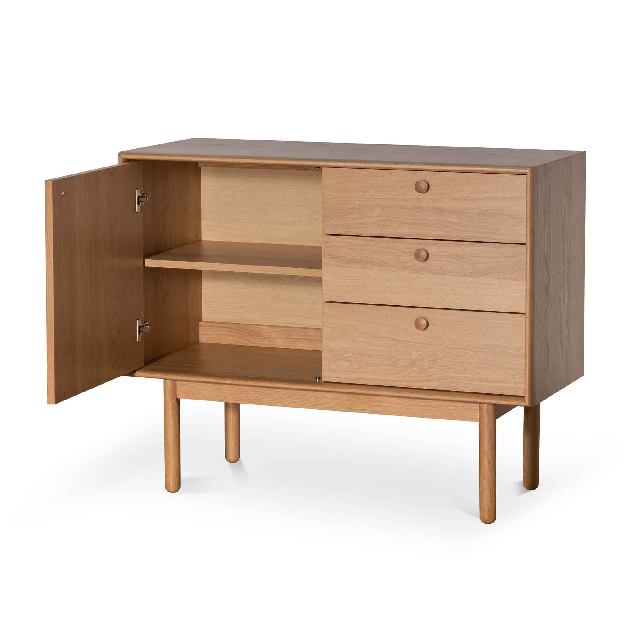 Kenston Narrow Wooden Sideboard - Natural - Image 9