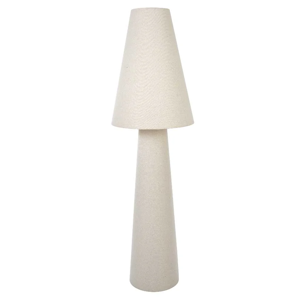 Khamba Floor Lamp - Natural Linen - Image 17