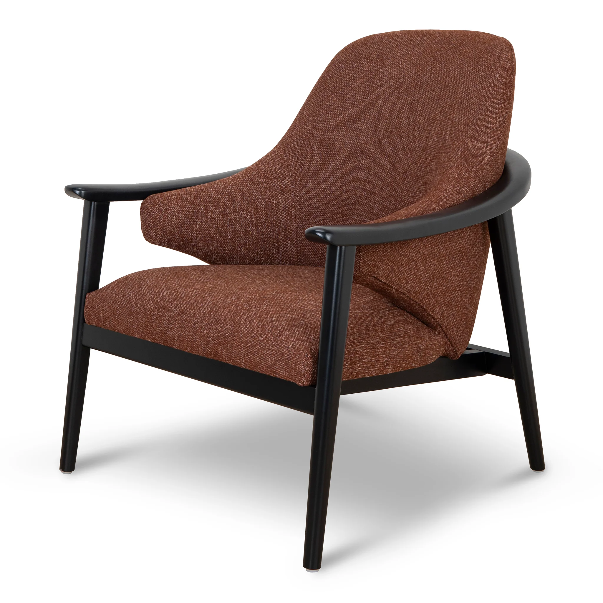 Kiki Fabric Armchair - Gingerbread Brown - Image 3