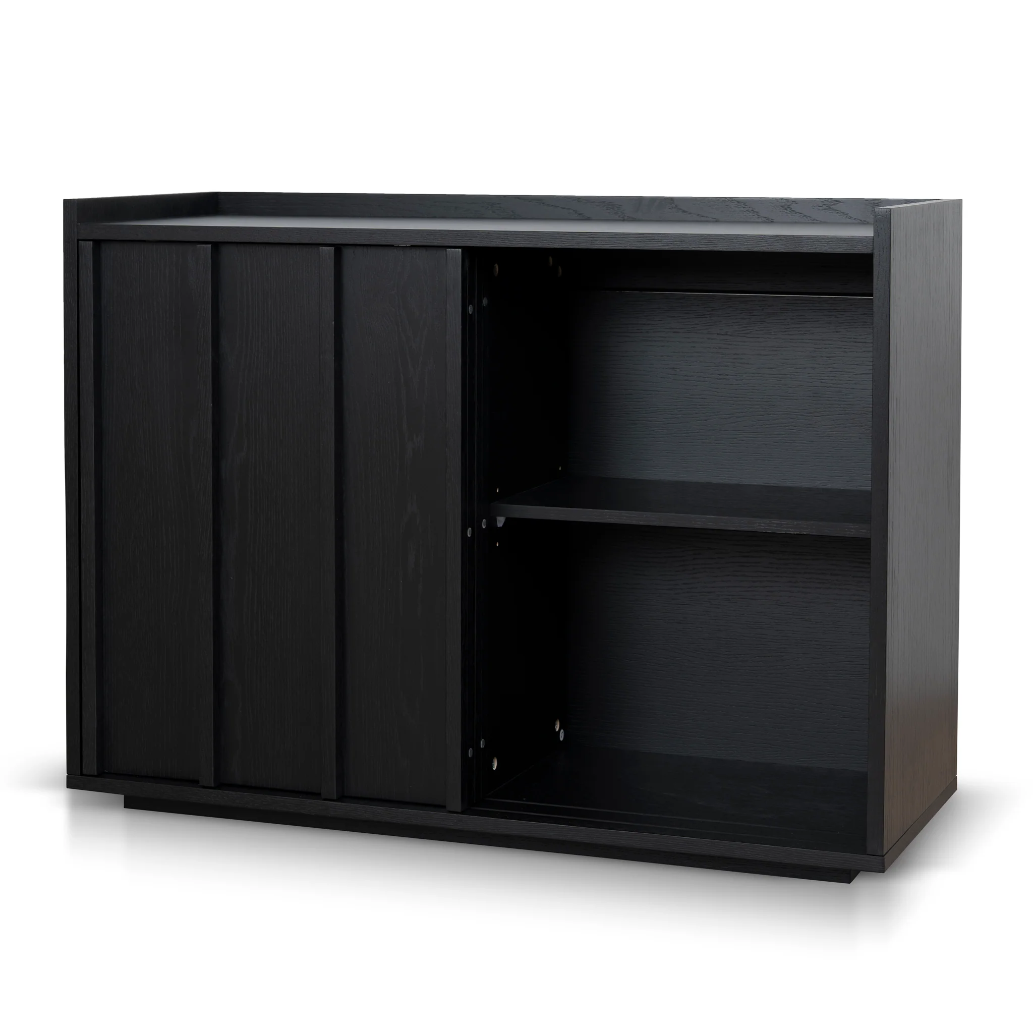 Kobus 100cm Sideboard Unit - Full Black - Image 6