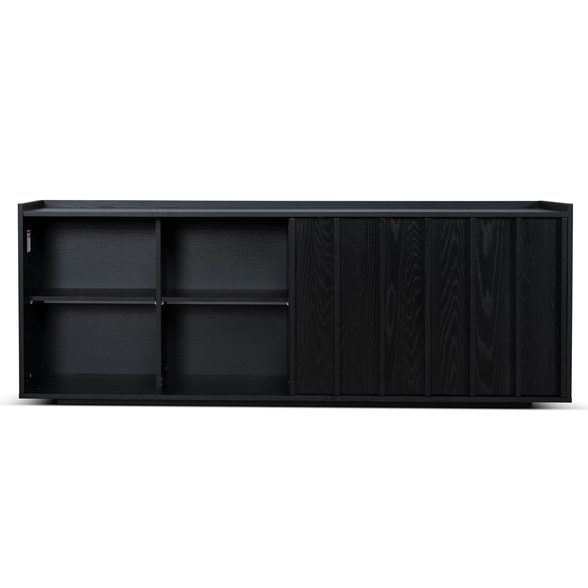 Kobus 2m Sideboard Unit - Full Black - Image 3