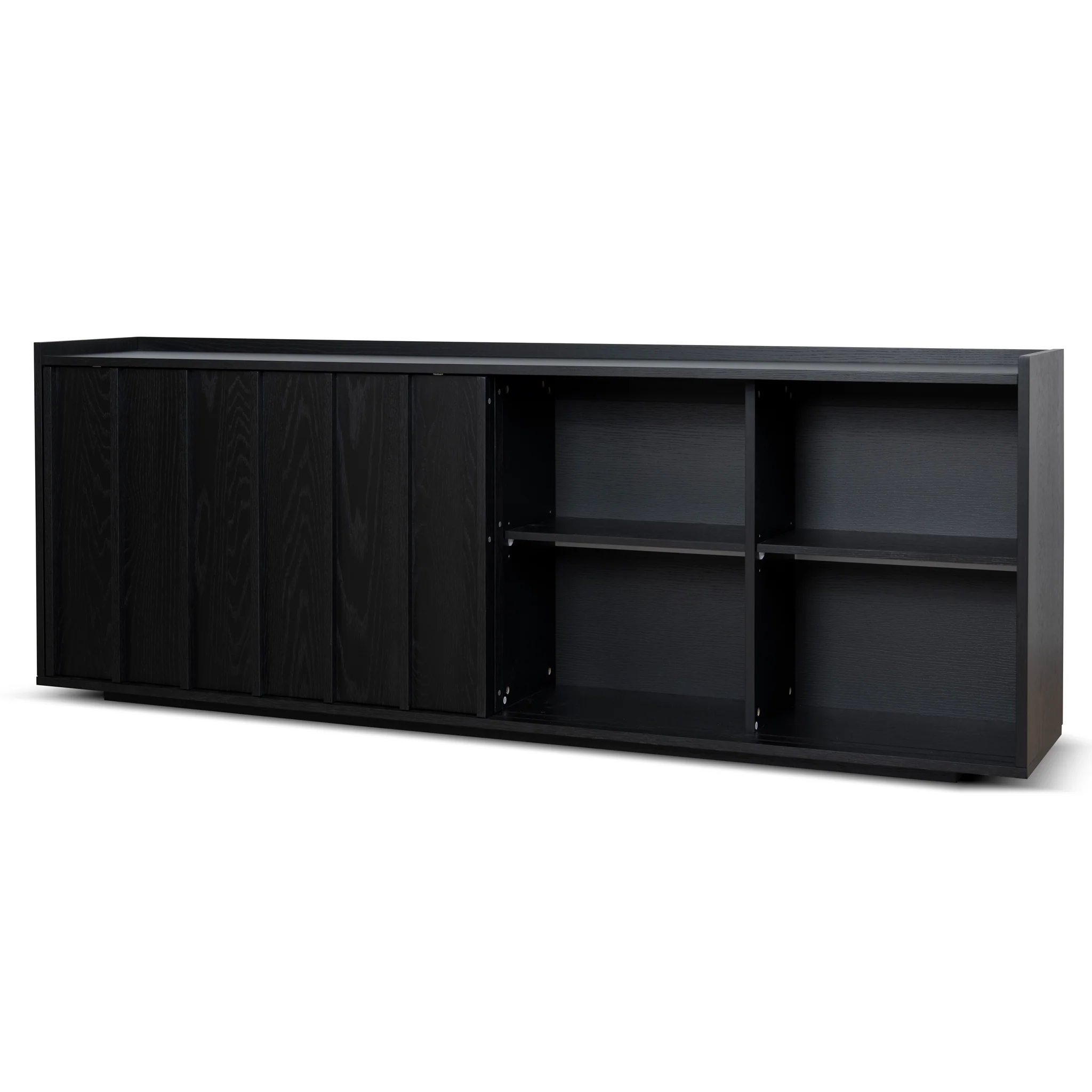 Kobus 2m Sideboard Unit - Full Black - Image 4
