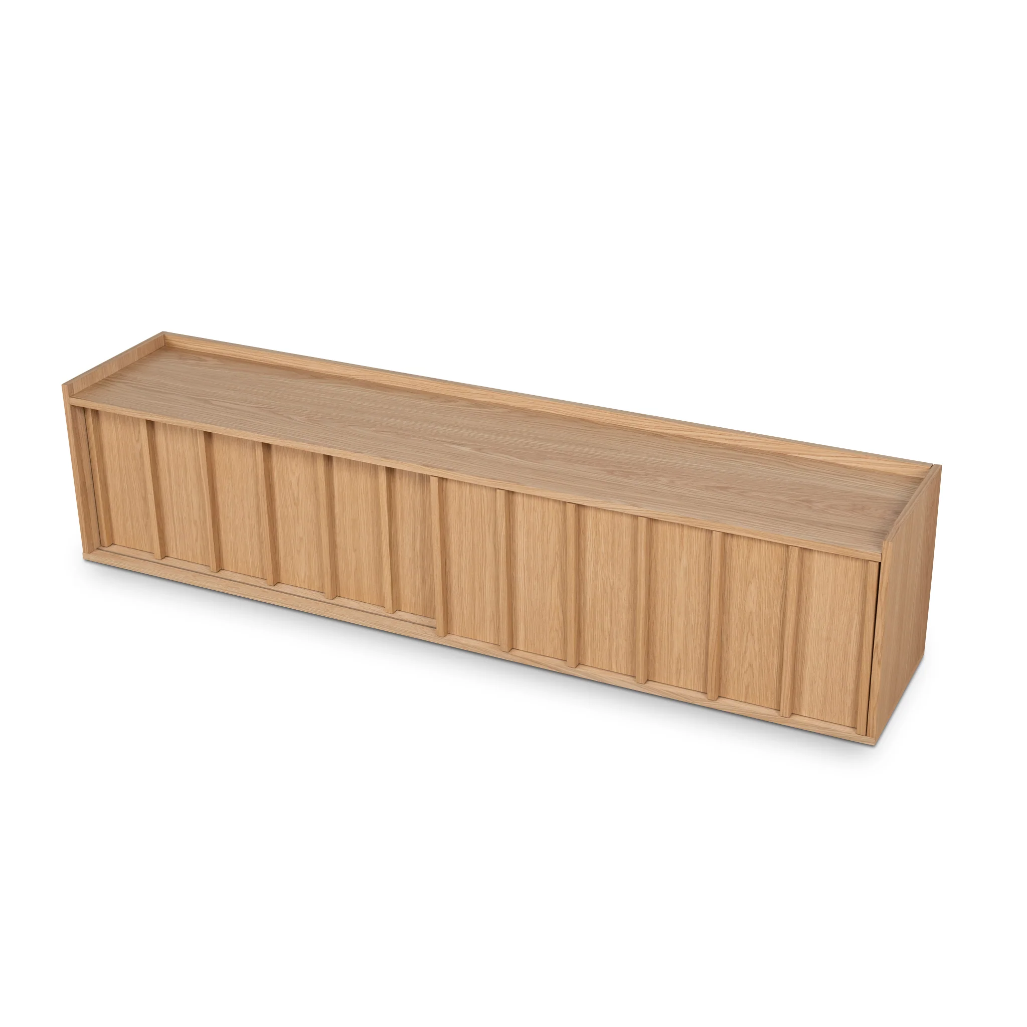 Kobus 2m Wooden TV Entertainment Unit - Natural - Image 4
